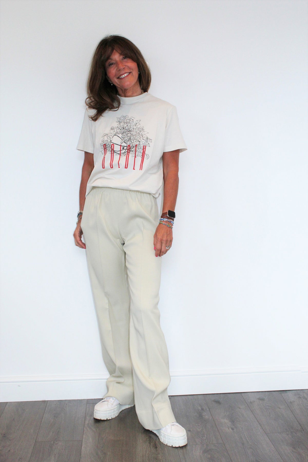 GG Brittany Pajama Trousers in Overcast