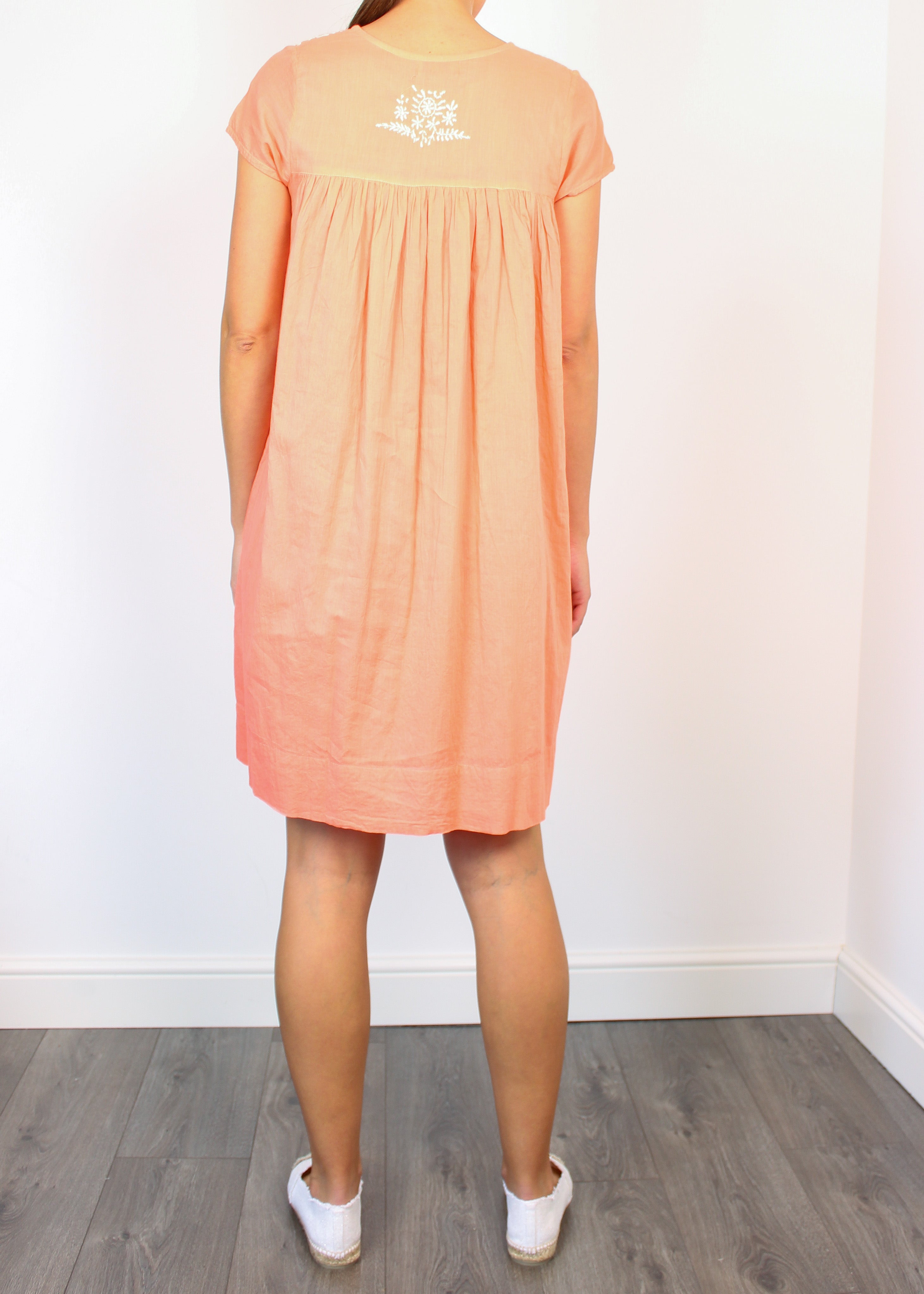 DREAM Beatrice Dress in Coral