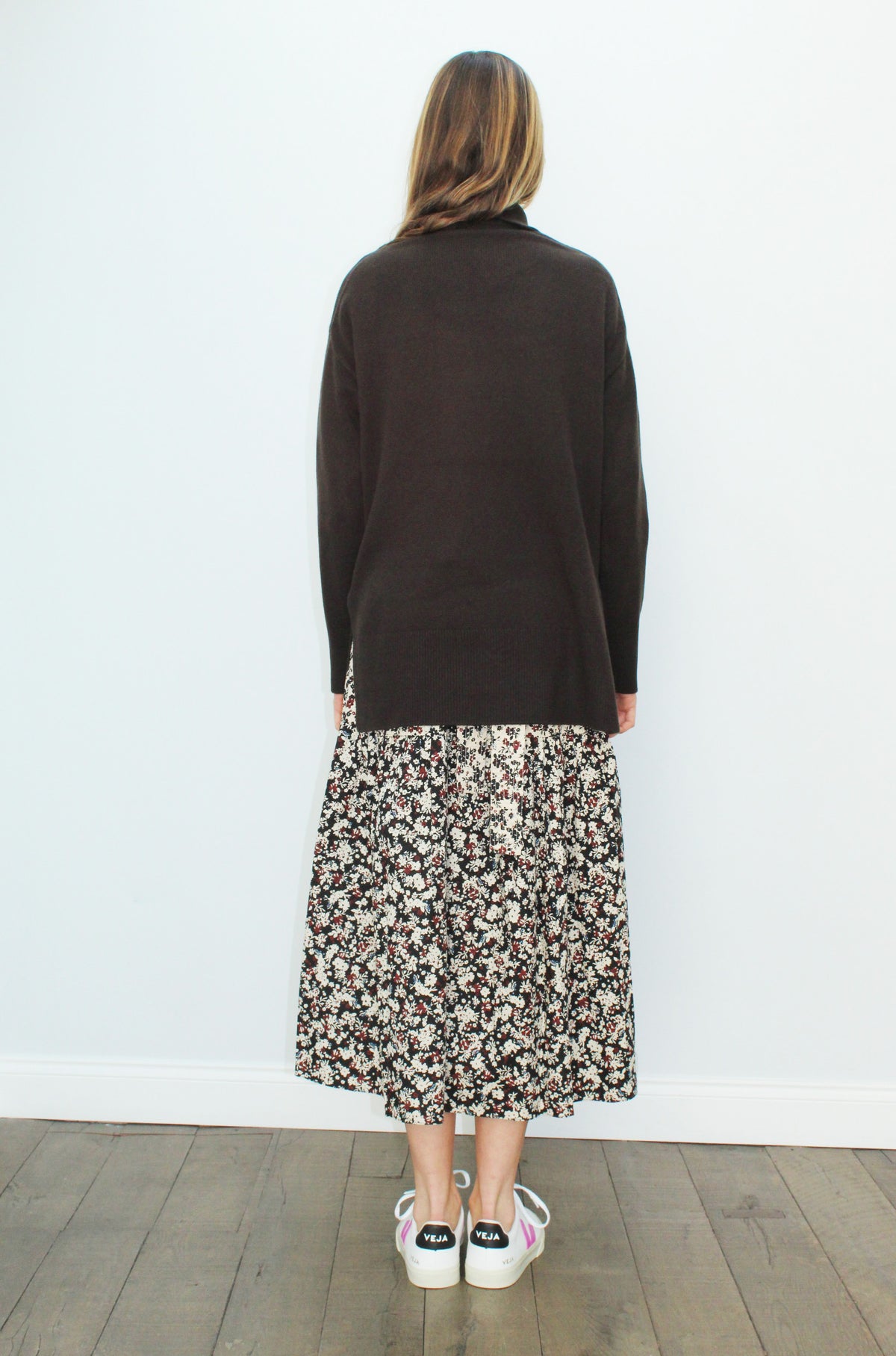 JOSEPH High Neck Jumper in Java