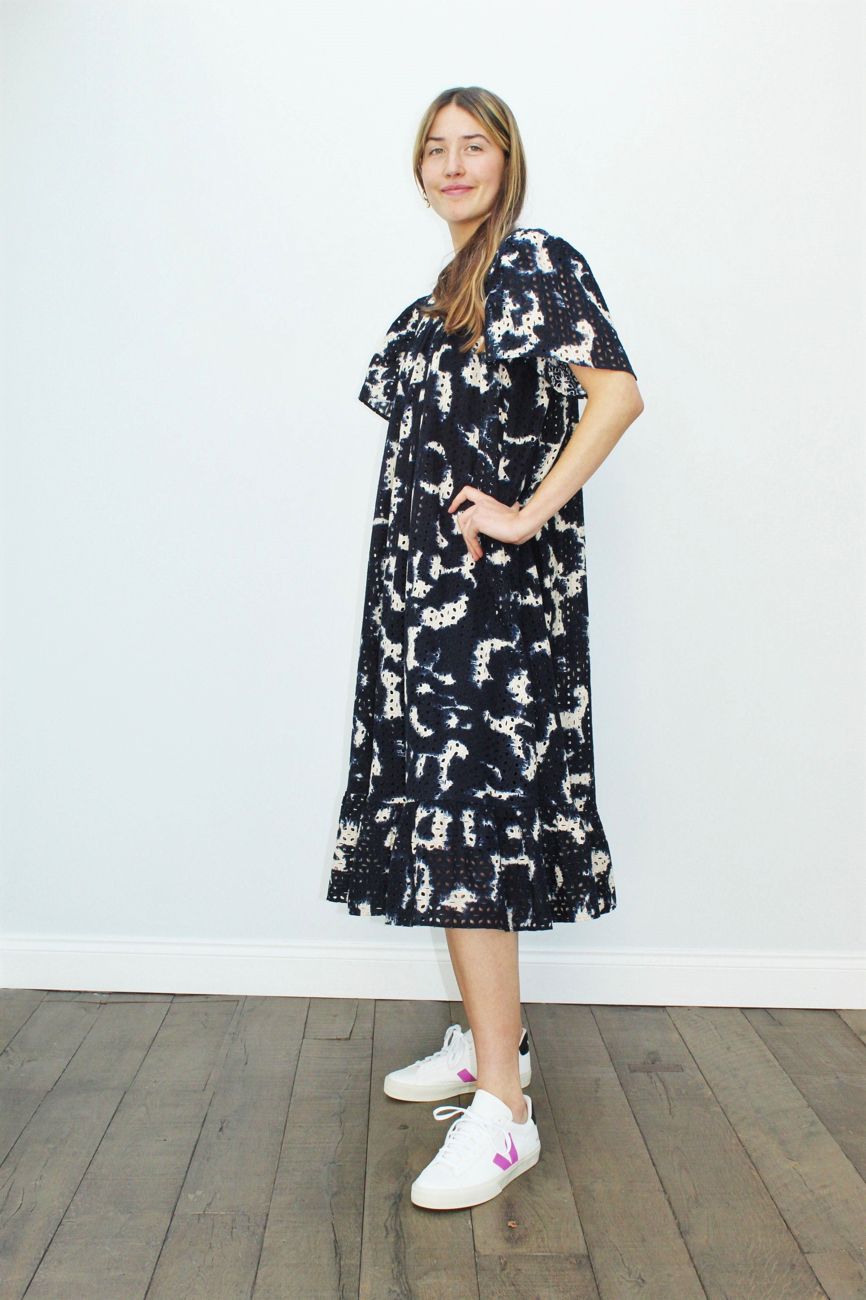 M Reliz Dress in Navy