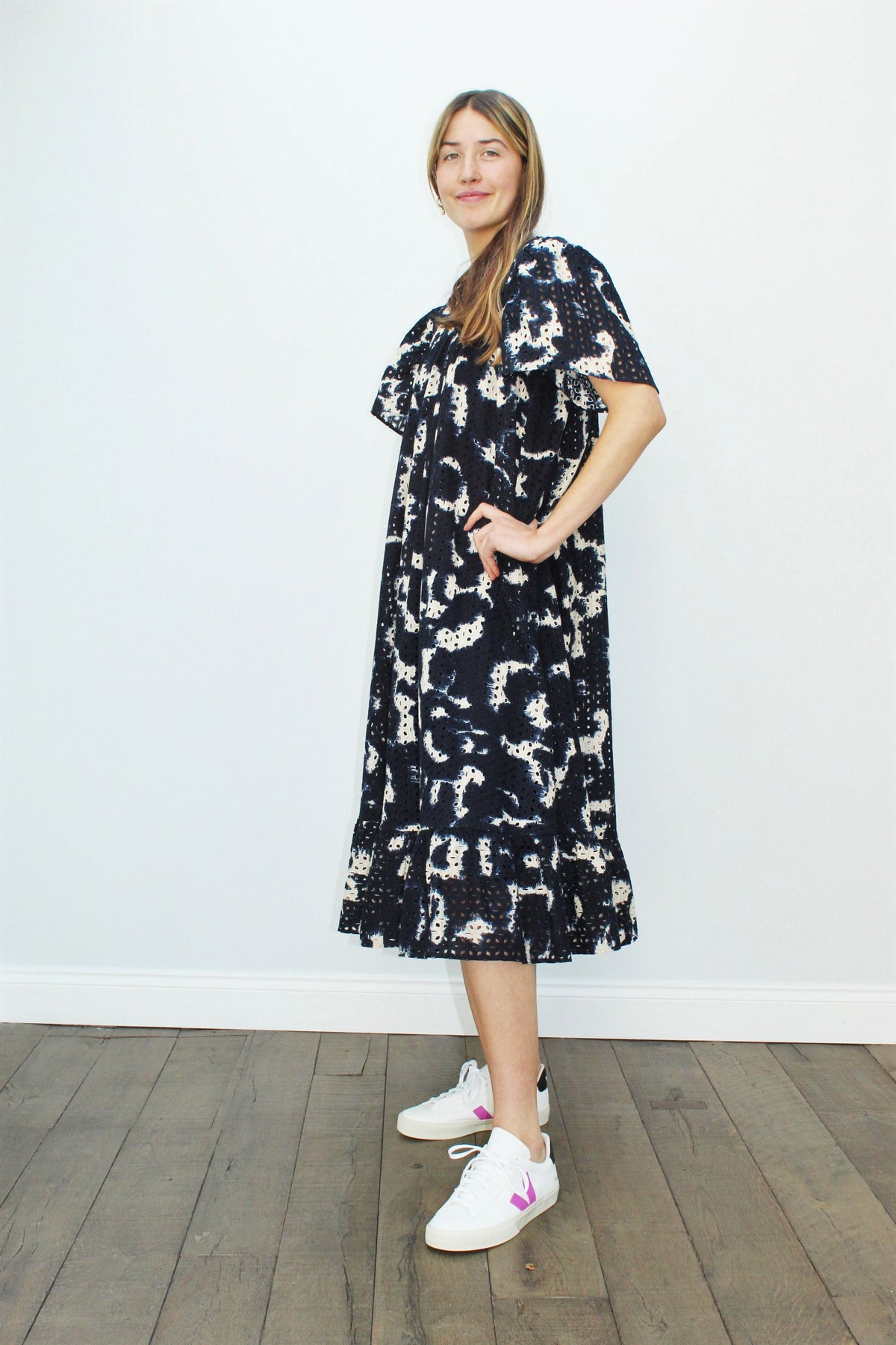 M Reliz Dress in Navy