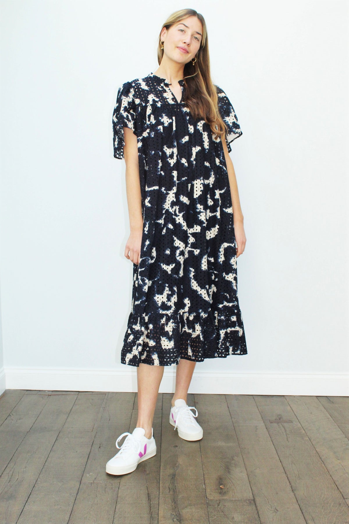 M Reliz Dress in Navy
