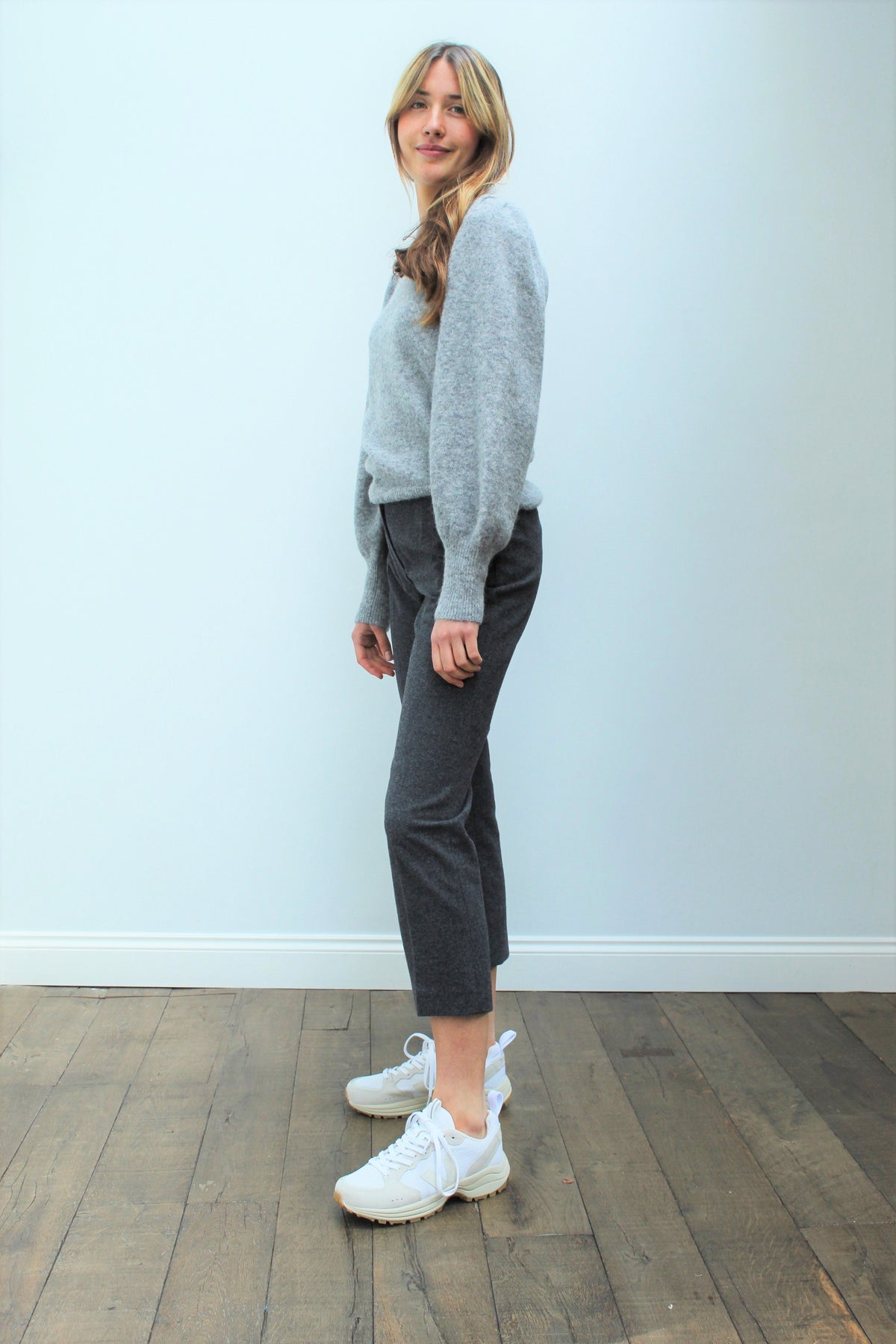JOSEPH Tape Trousers in Graphite