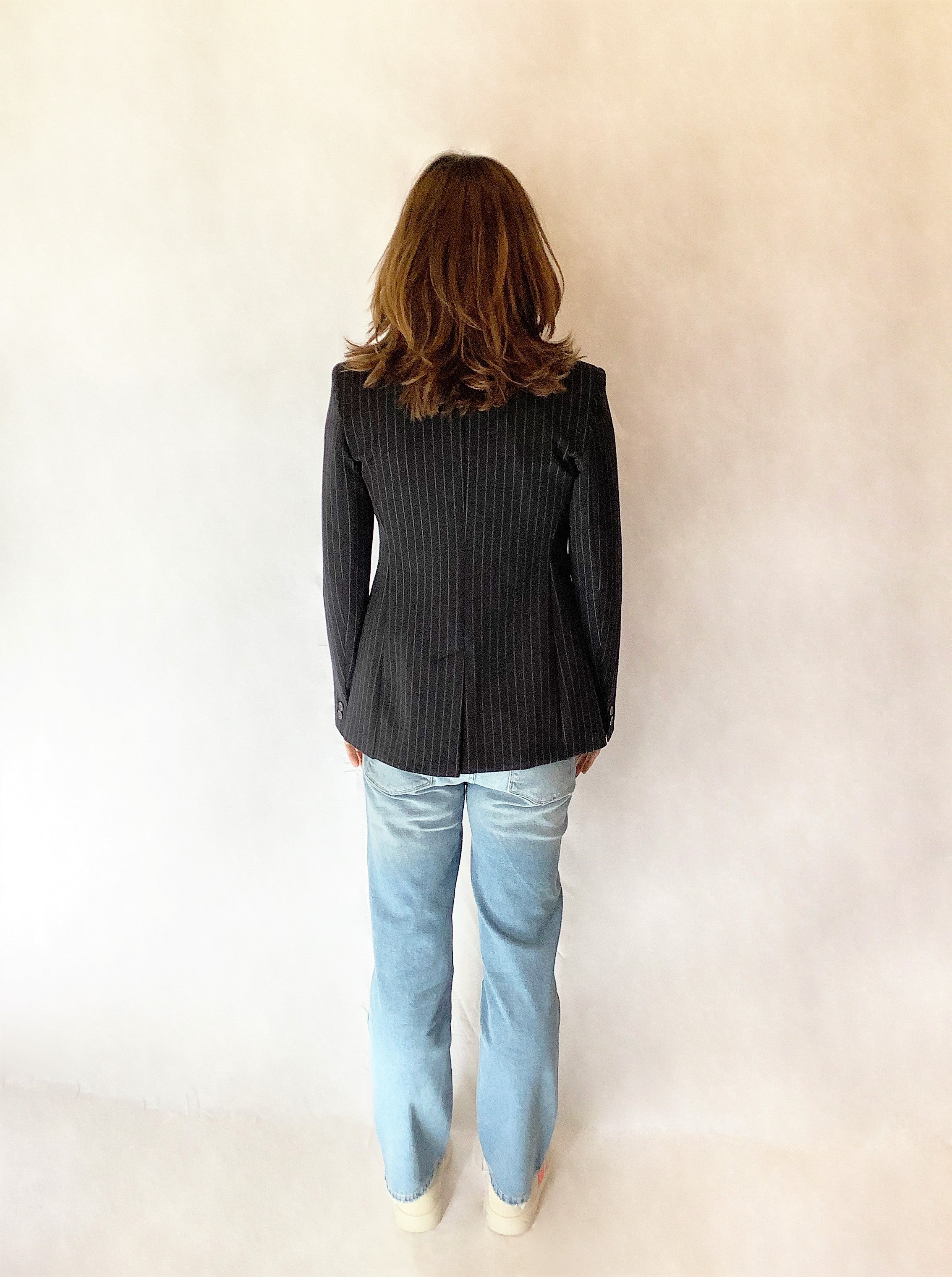 MM Maiorca Jersey Jacquard Jacket in Navy