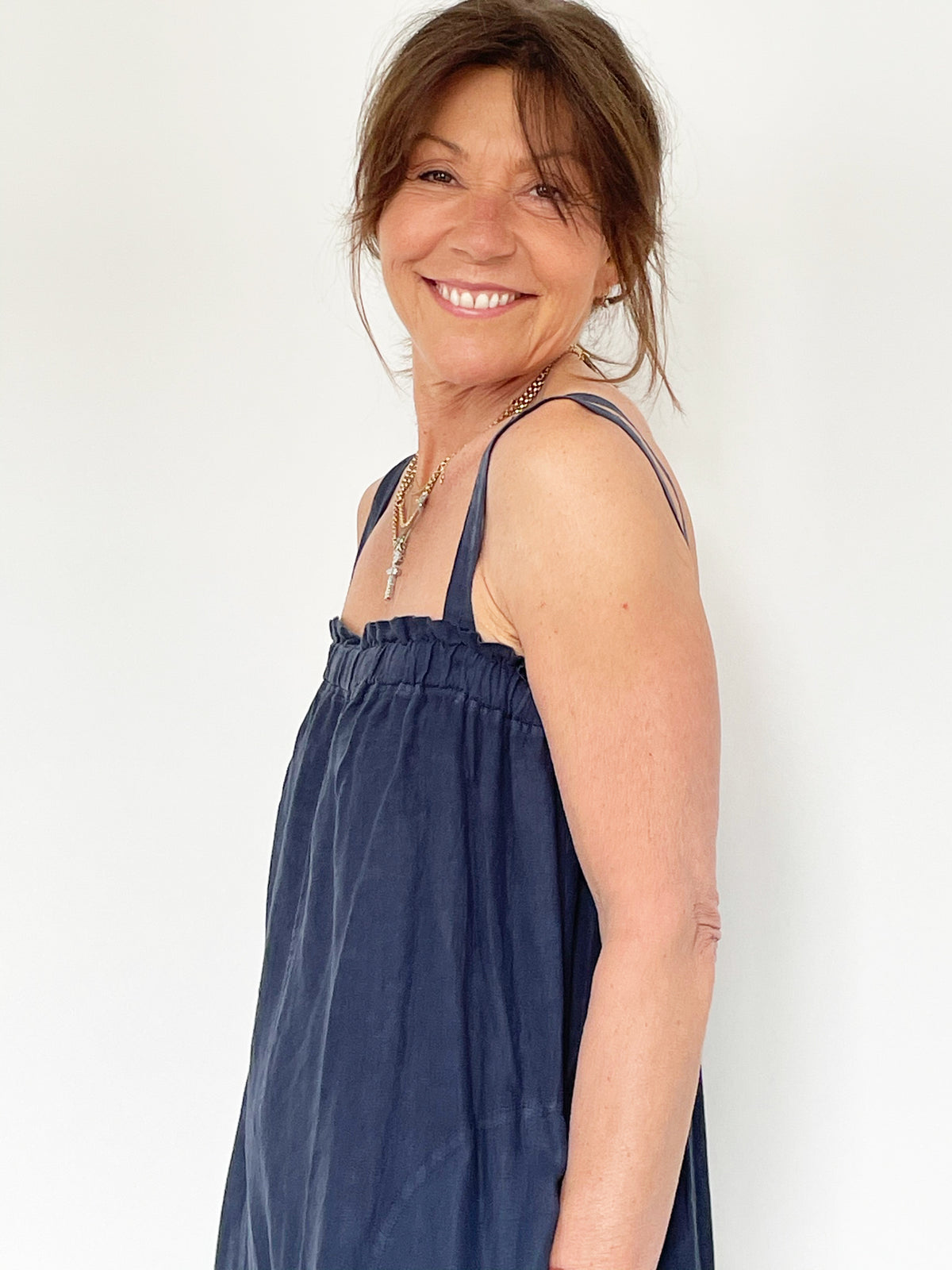 VELVET Kristine Jumpsuit in Navy