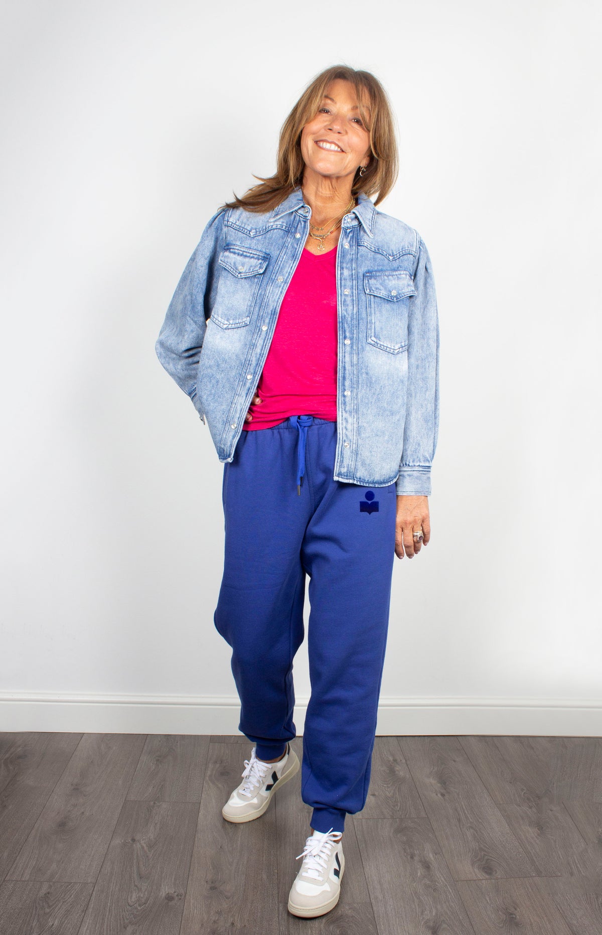 IM Tahisli Denim Shirt in Light Blue