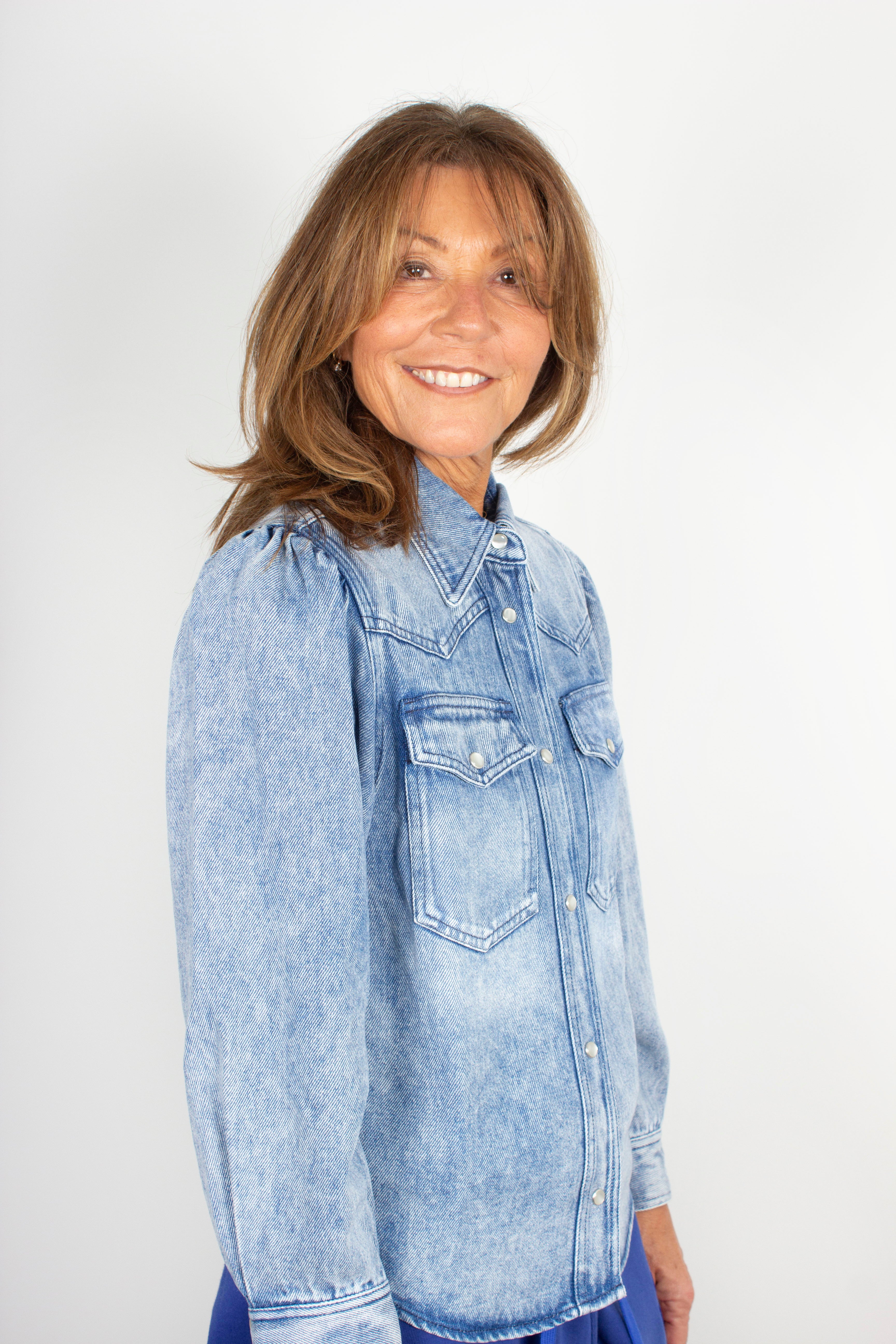 IM Tahisli Denim Shirt in Light Blue