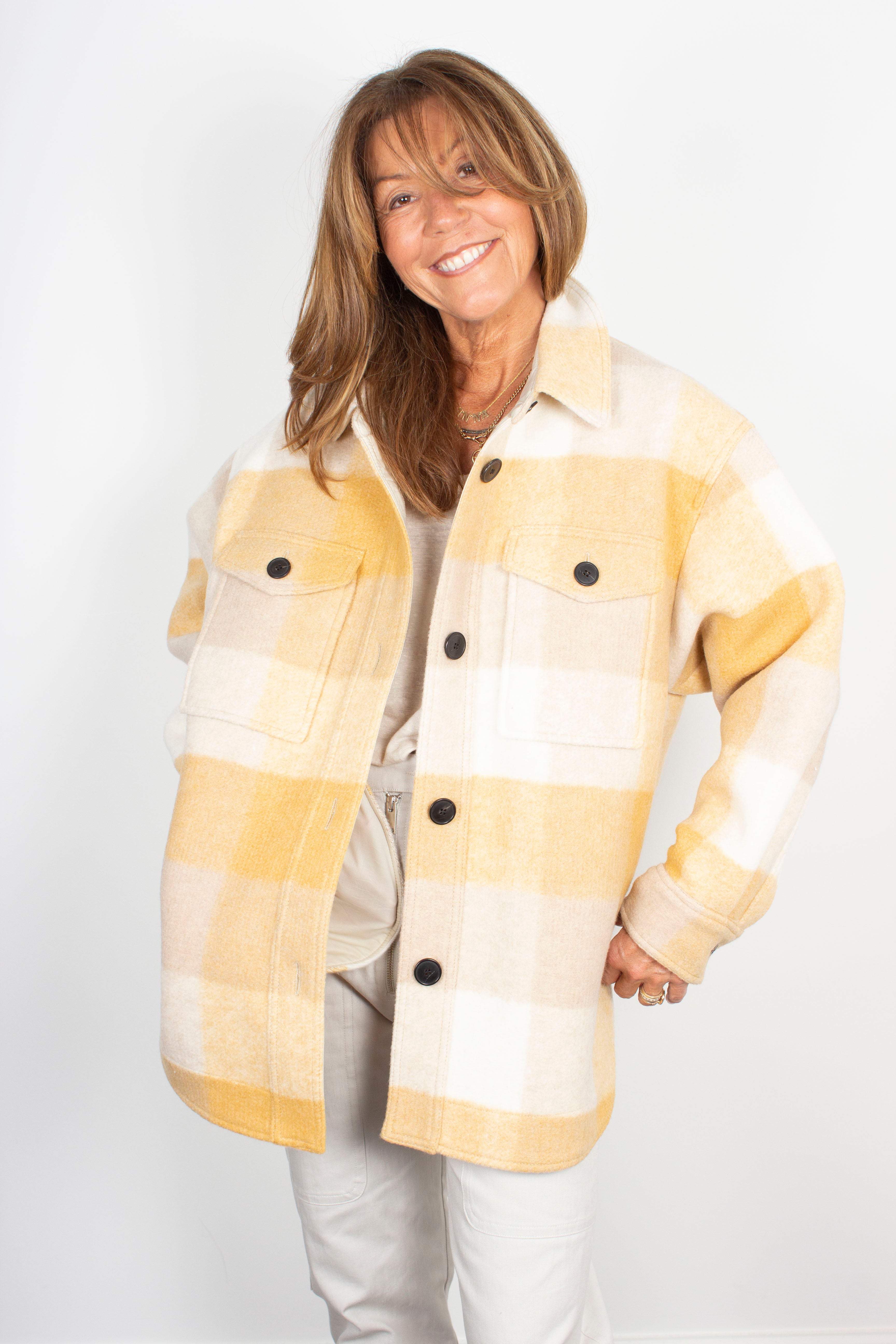 IM Harveli Blanket Coat in Honey
