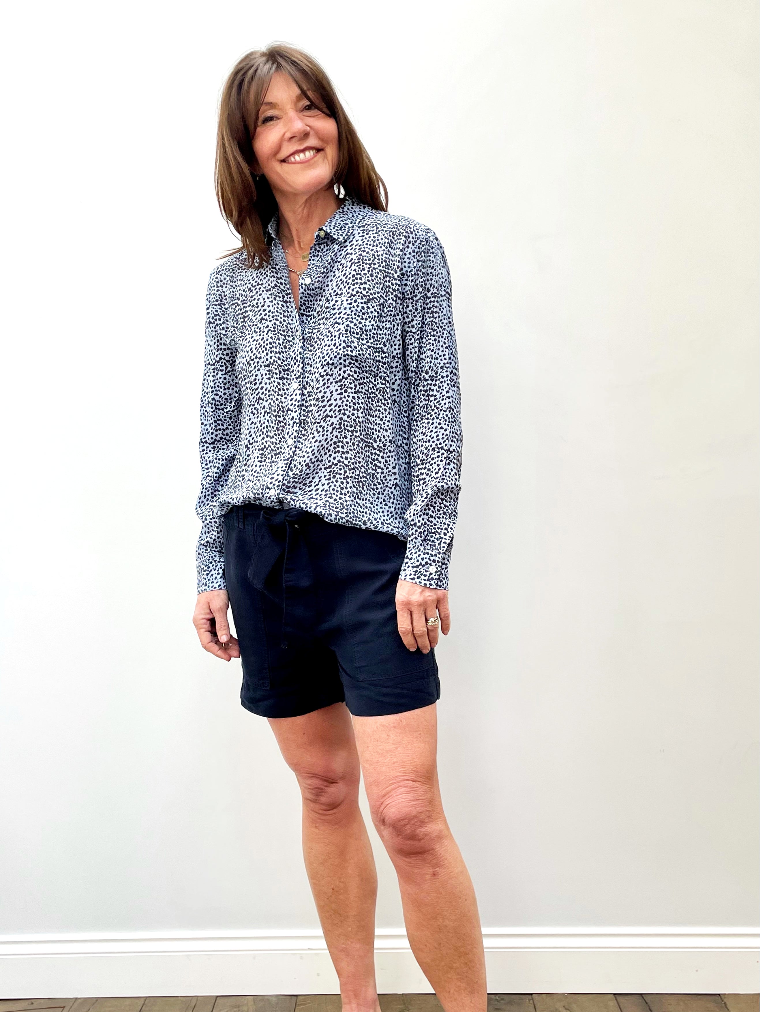 RAILS Josephine Shirt in Blue Lynx
