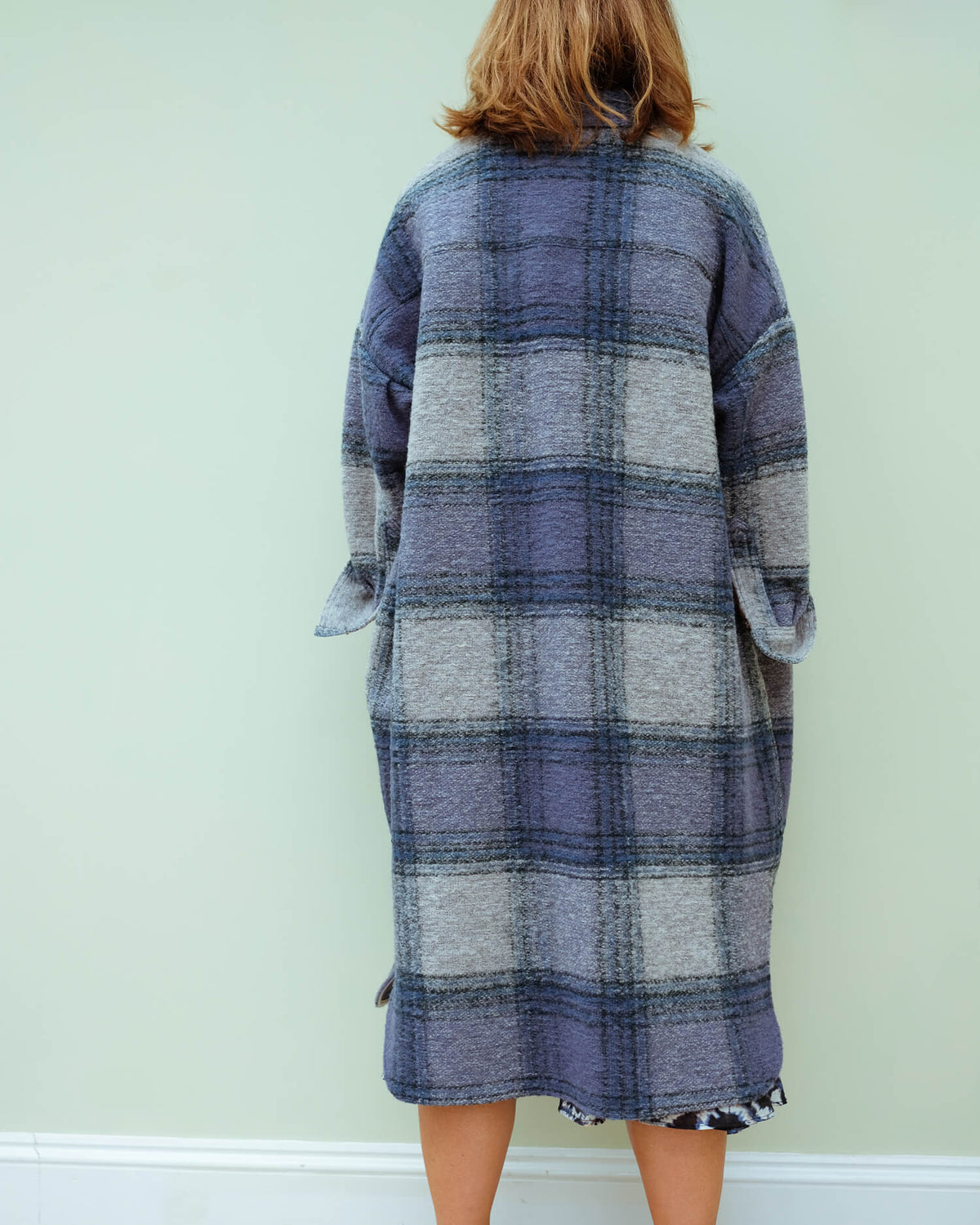 IM Gabrion coat in greyish blue