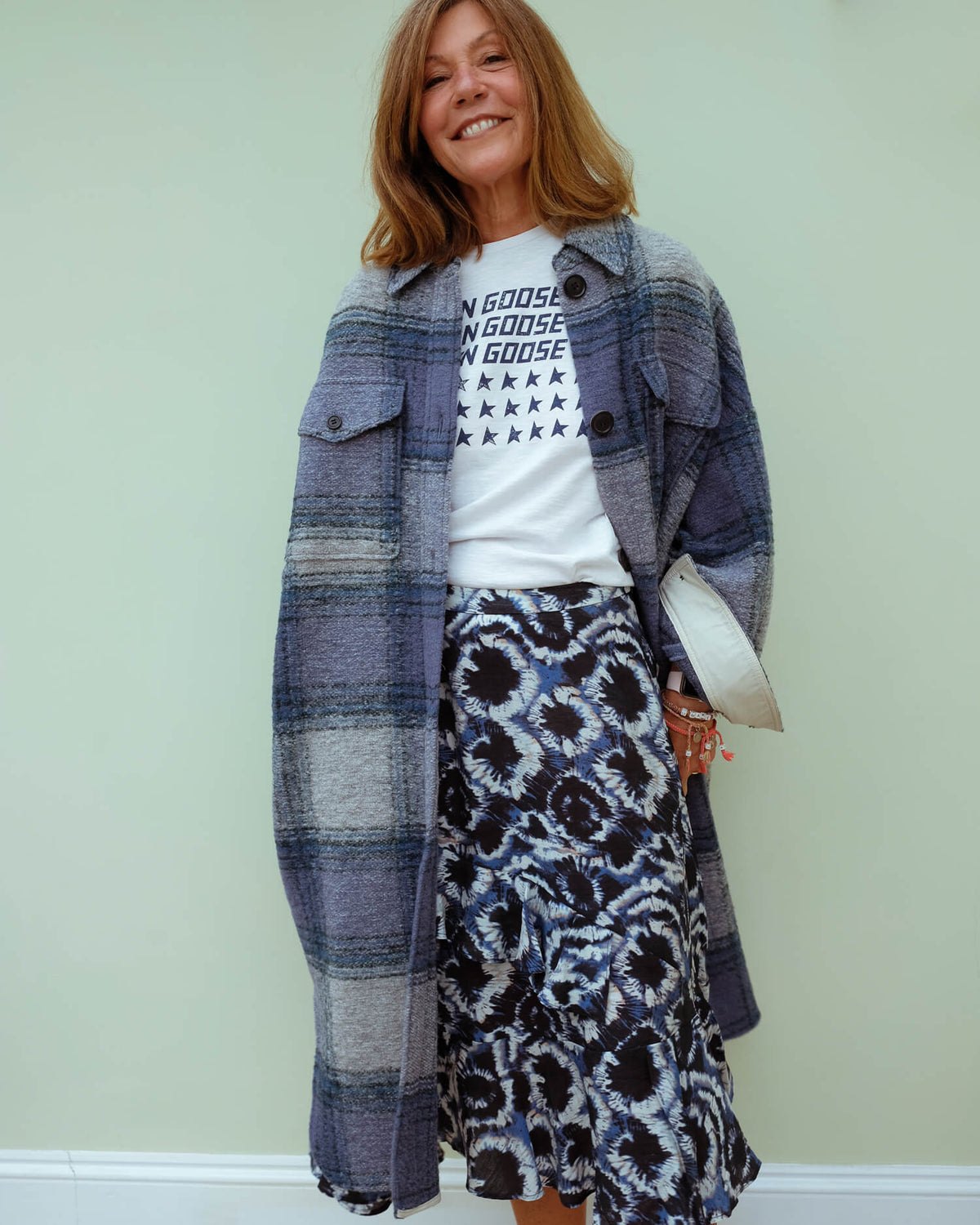 IM Gabrion coat in greyish blue