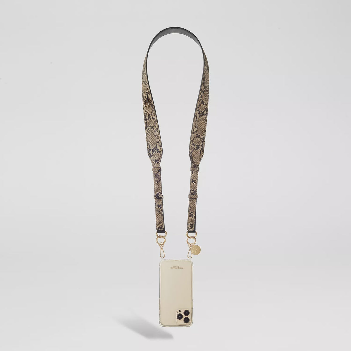 La Coque Francaise Nora Vegan Python Strap