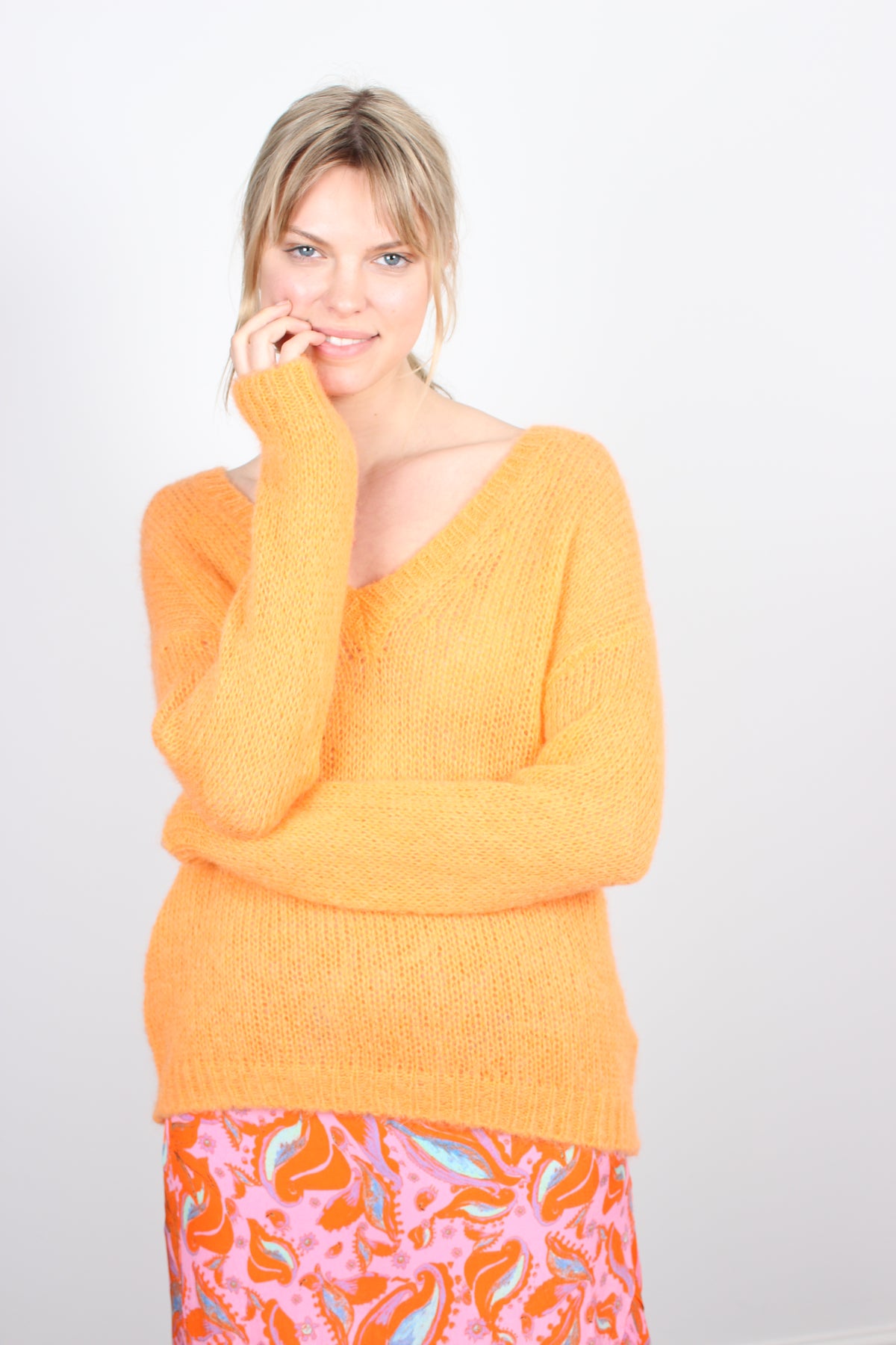 LT Marose Pullover in Orange