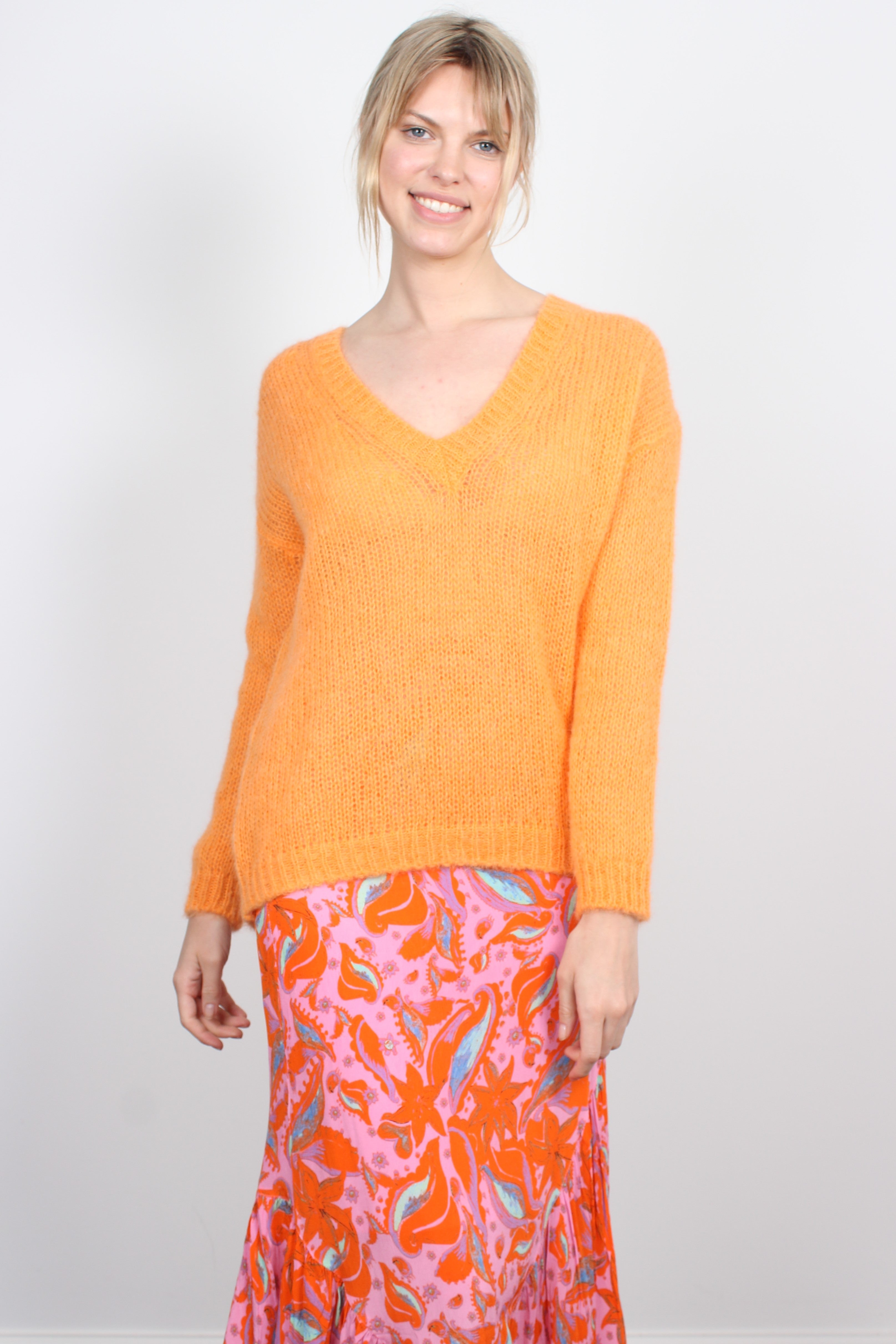 LT Marose Pullover in Orange
