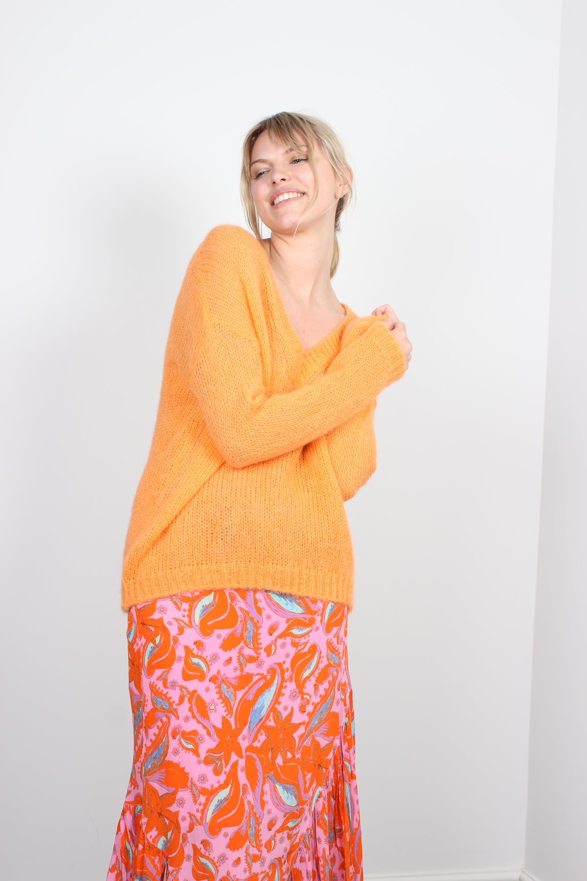 LT Marose Pullover in Orange