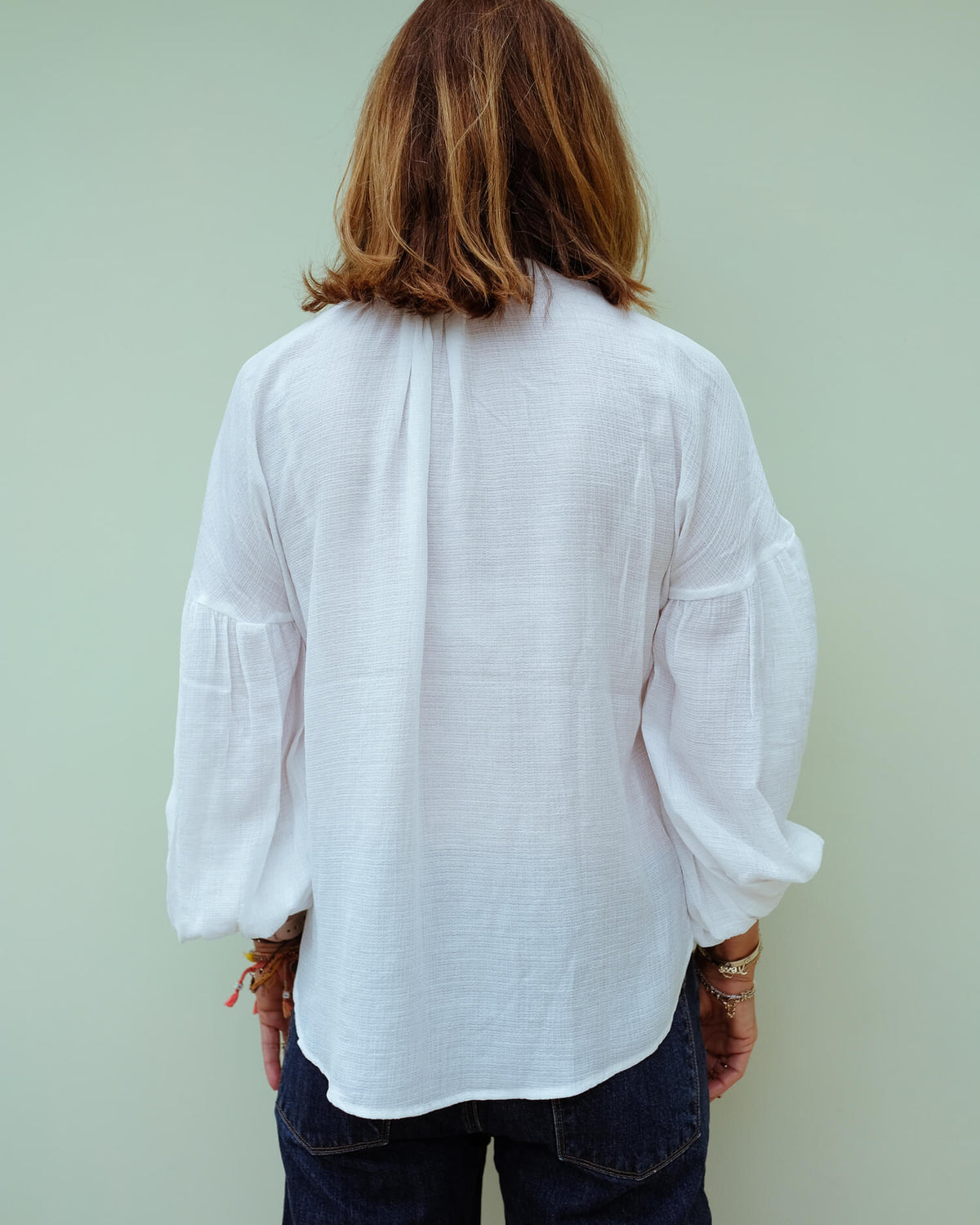 M Meter blouse in ivory