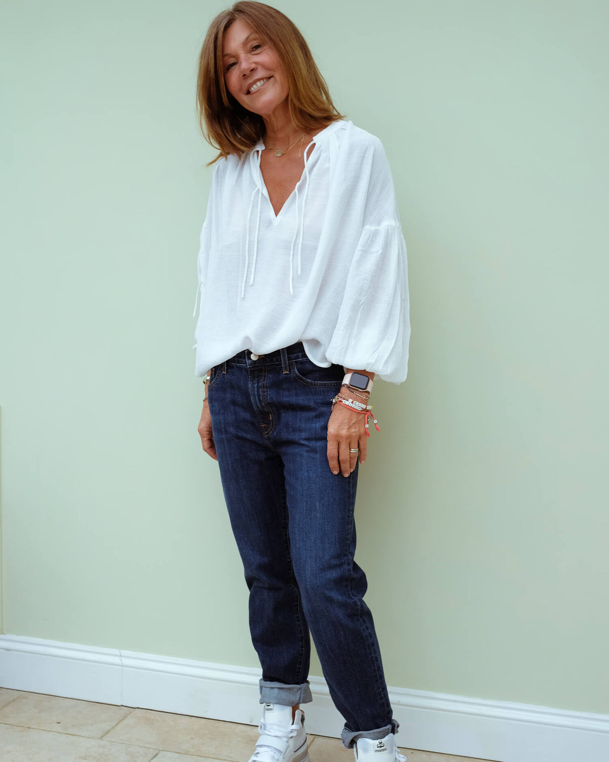 M Meter blouse in ivory