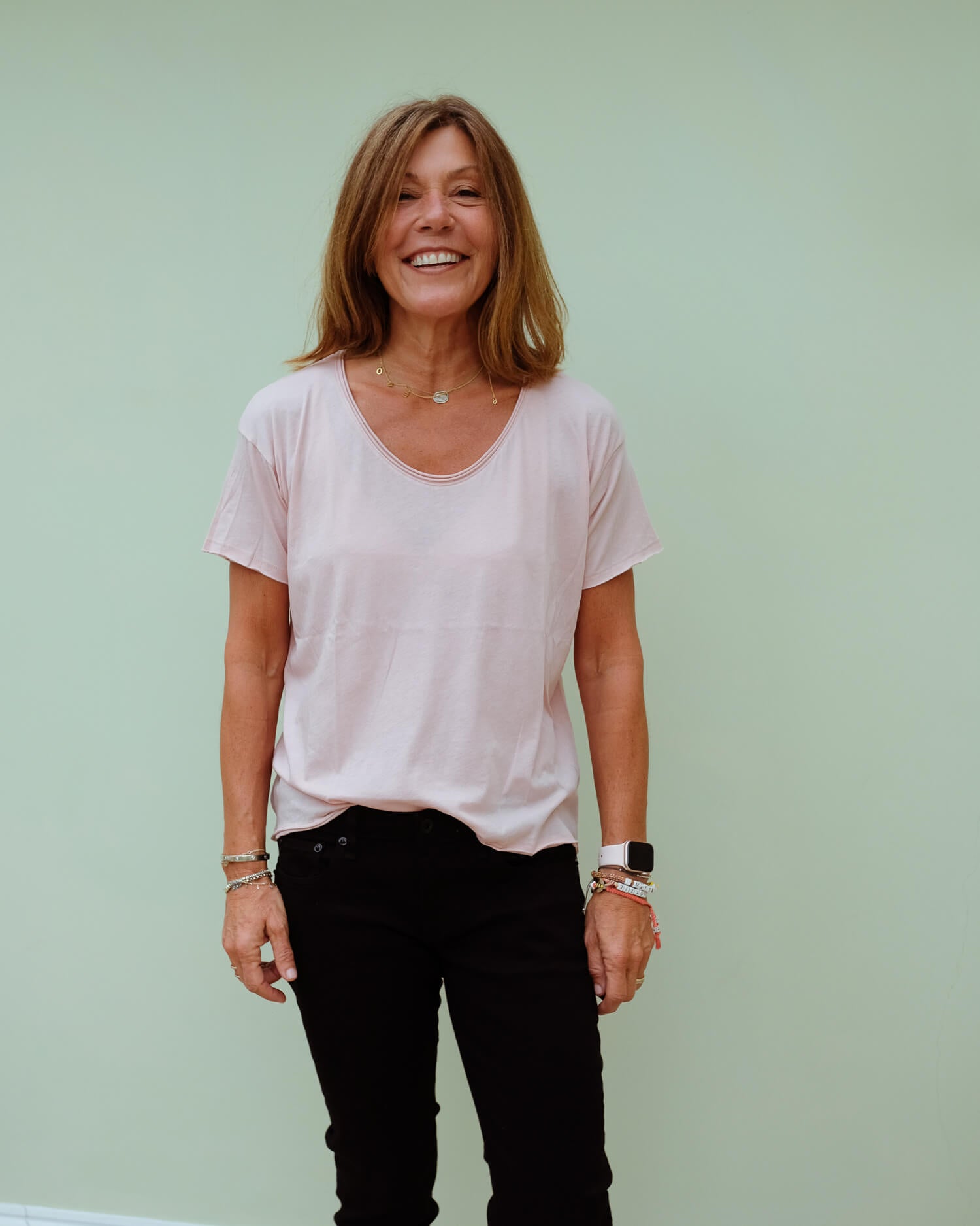 R&B Gaia tee in mulberry spritz