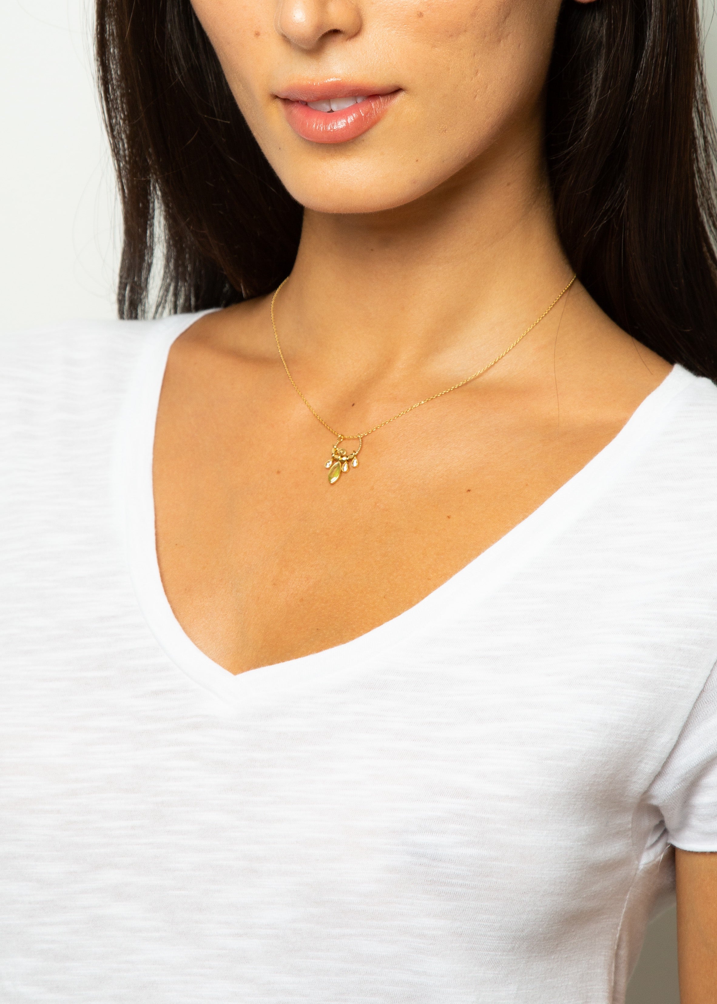 HANKA Princess Necklace in Peridot