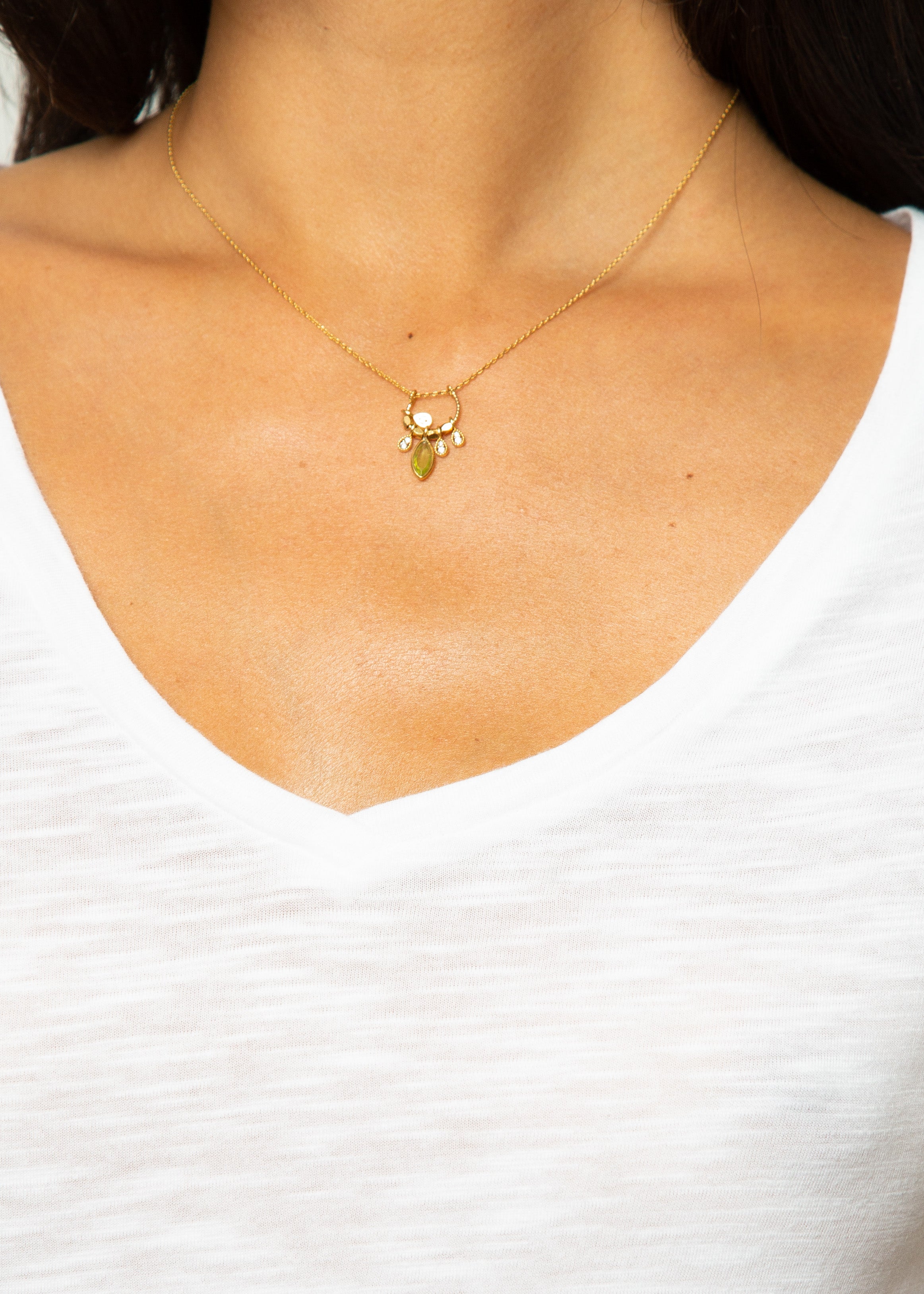 HANKA Princess Necklace in Peridot