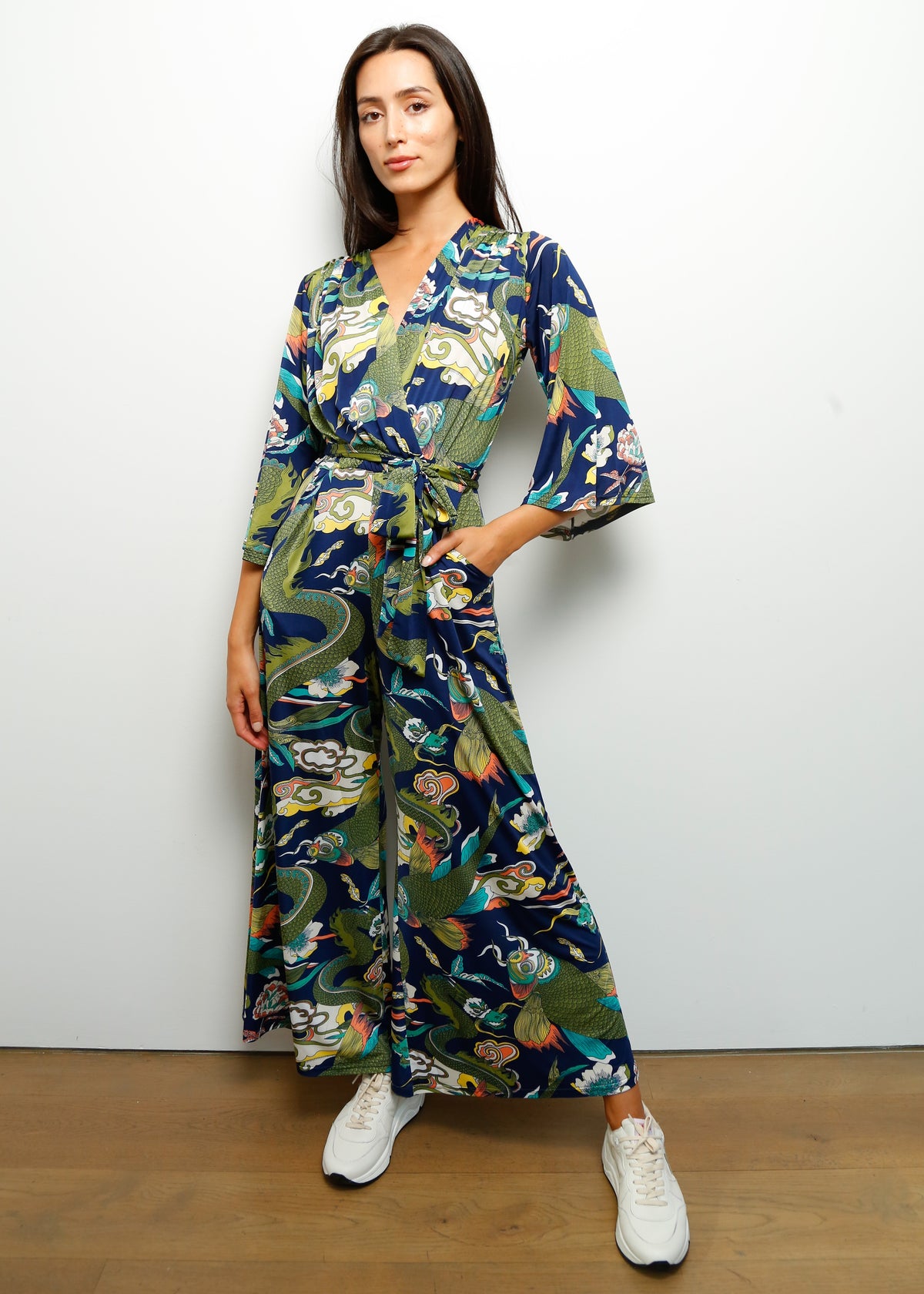 ONJENU Laurie Jumpsuit in Dragon Khaki