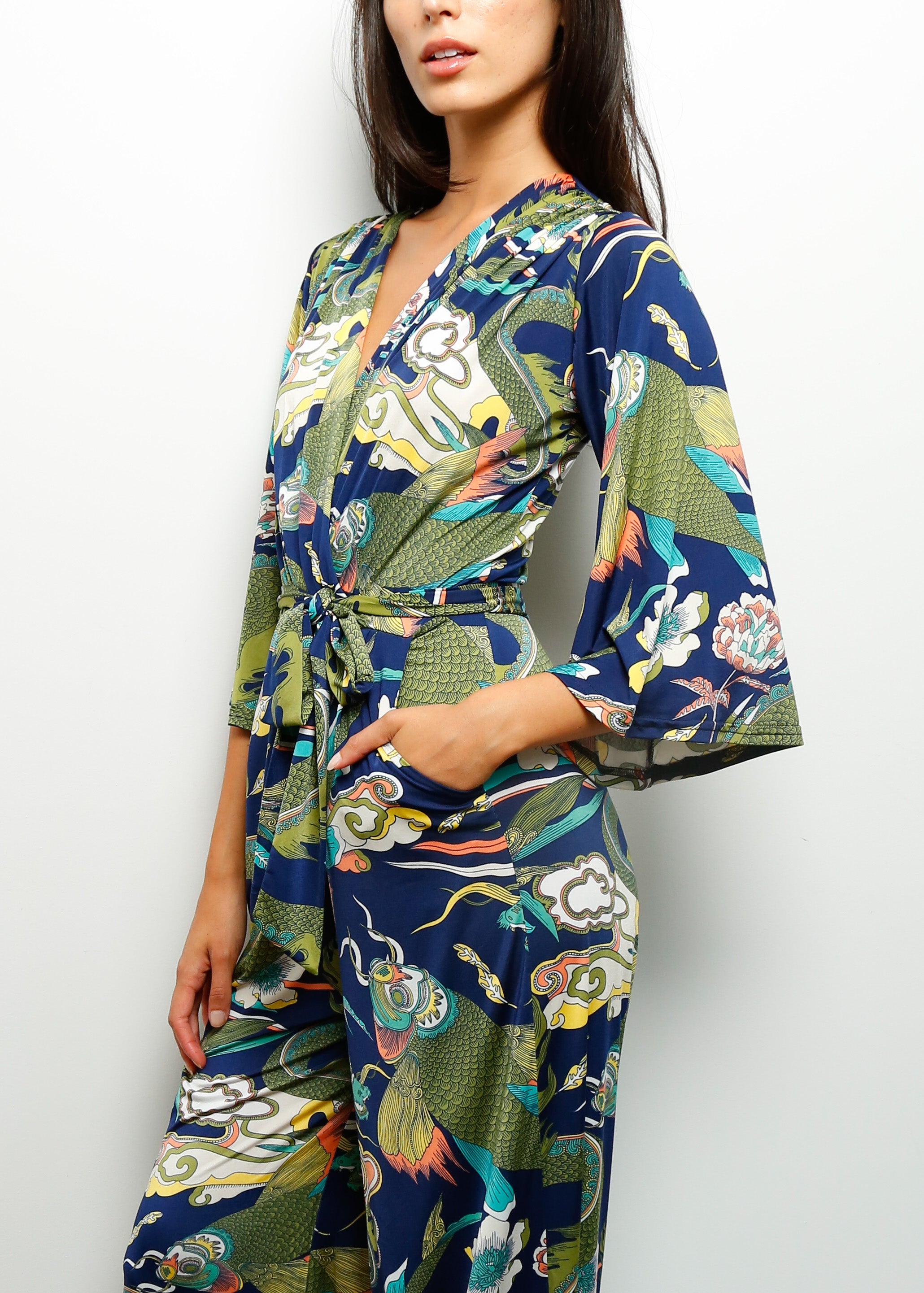 ONJENU Laurie Jumpsuit in Dragon Khaki