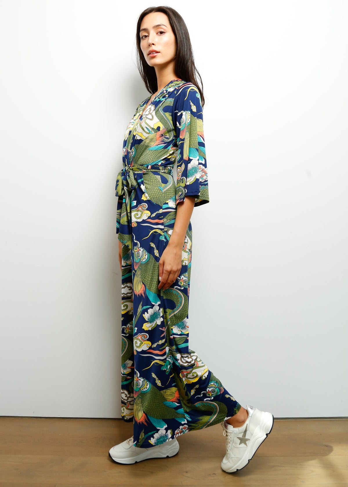 ONJENU Laurie Jumpsuit in Dragon Khaki