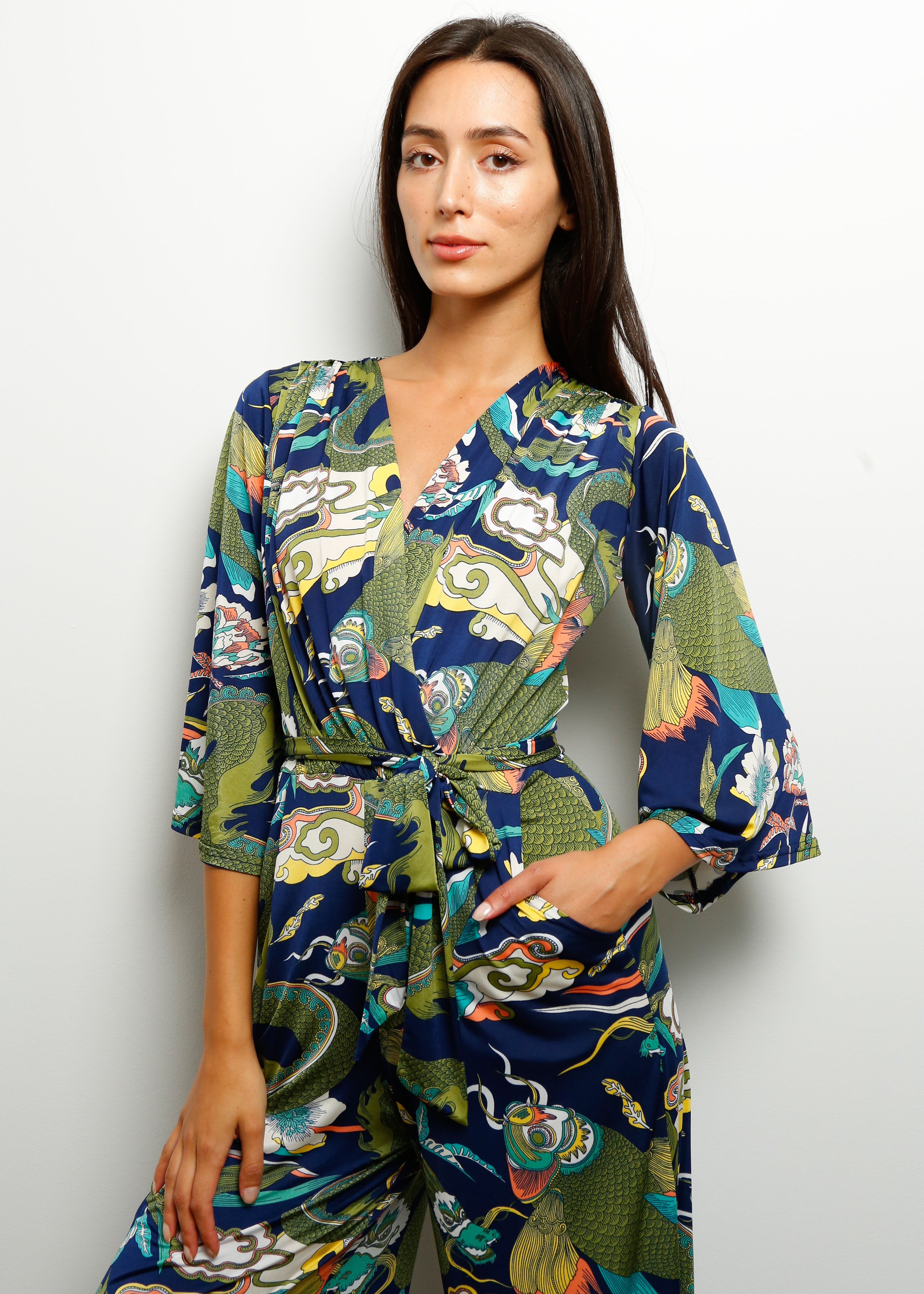 ONJENU Laurie Jumpsuit in Dragon Khaki