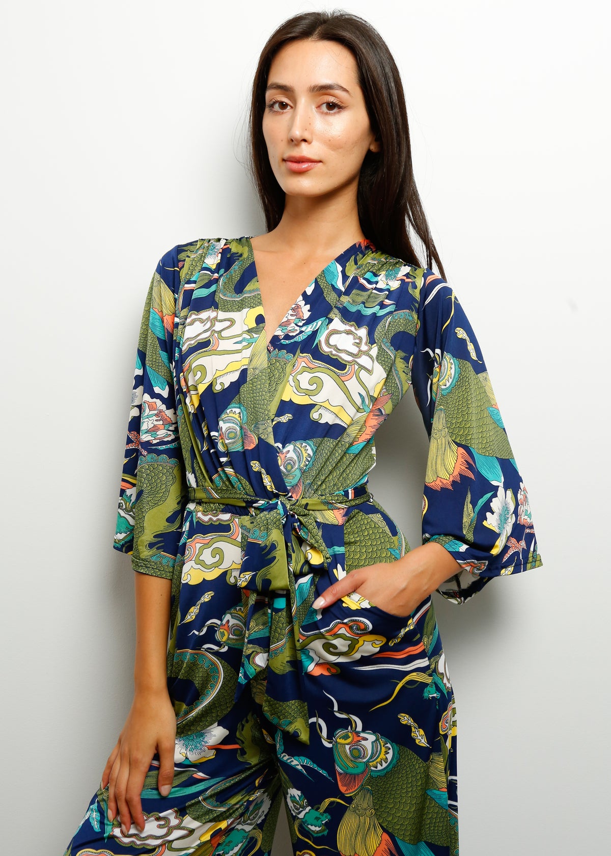 ONJENU Laurie Jumpsuit in Dragon Khaki