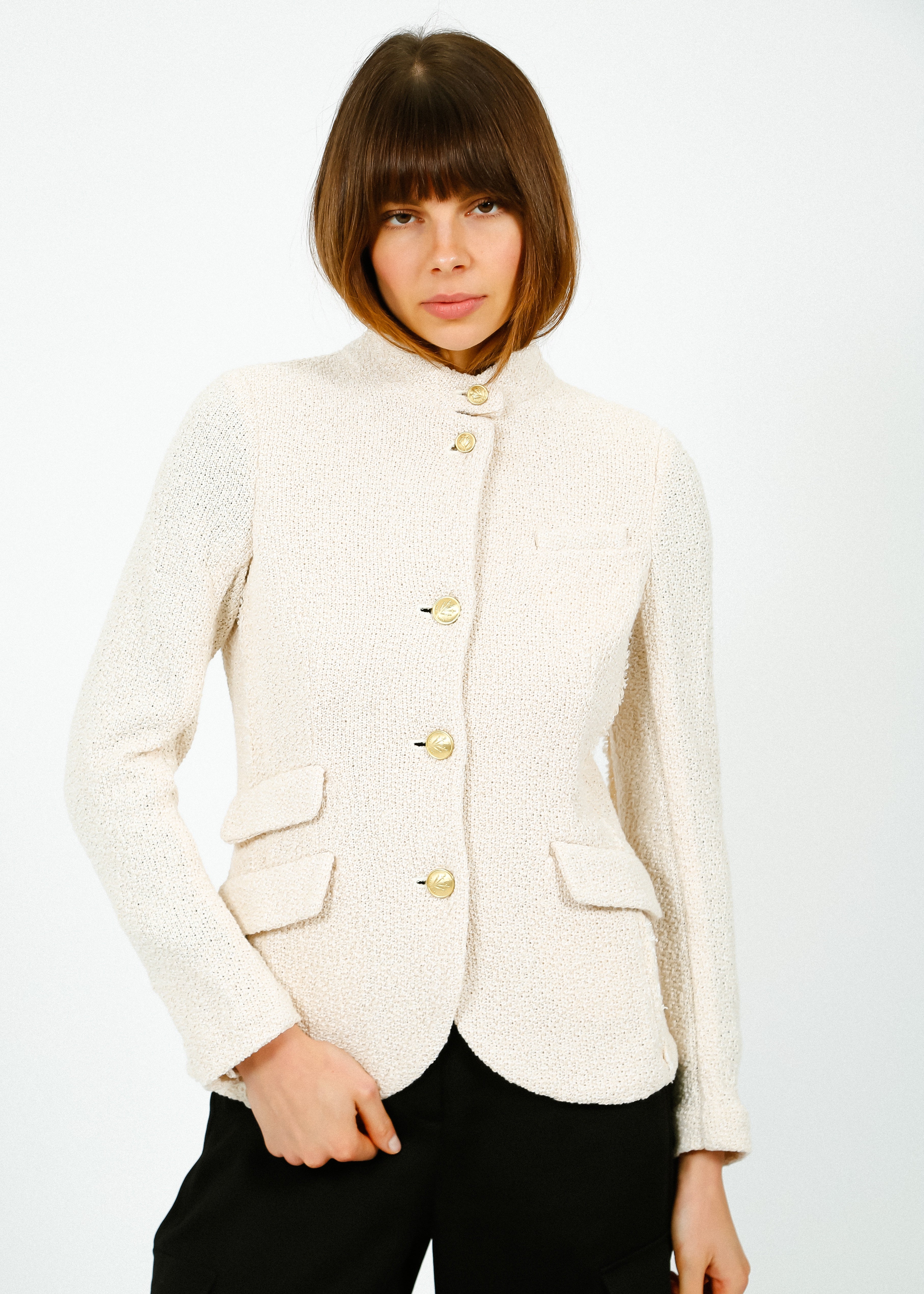 R&B Slade Blazer in Ecru