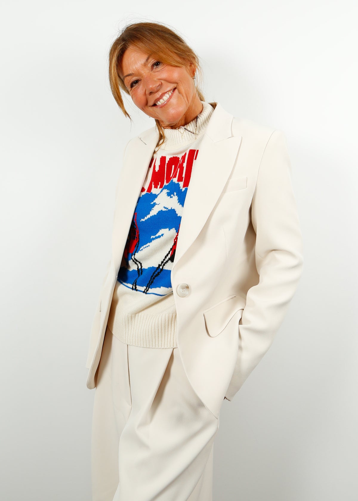 EA Cho Tailored Blazer in Off White