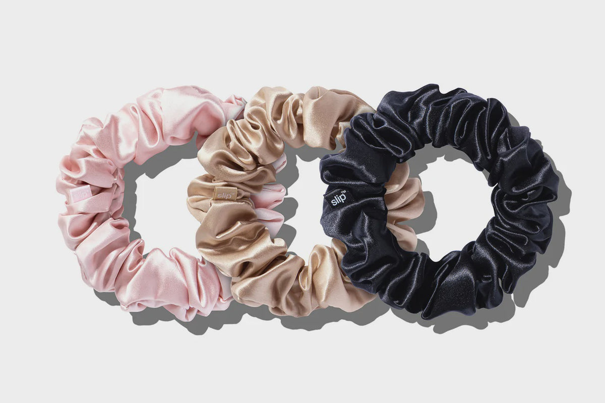 SLIP Set of 3 Large Scrunchies in Multi