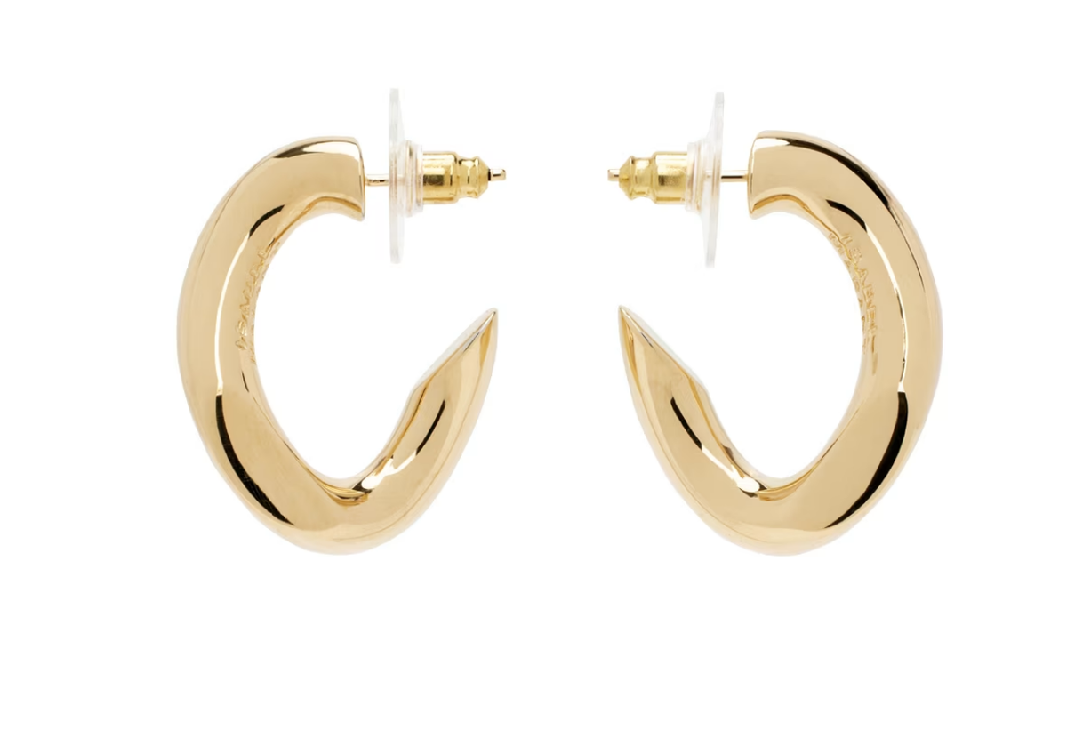 Isabel Marant Links Mini Hoops in Gold