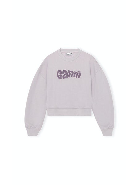 GANNI T2977 Isoli Sweatshirt in Misty Lilac