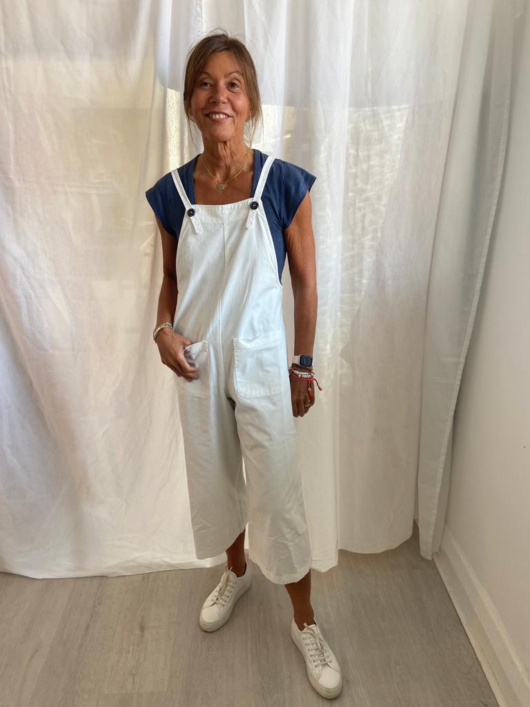 V Brianna jumpsuit in sand