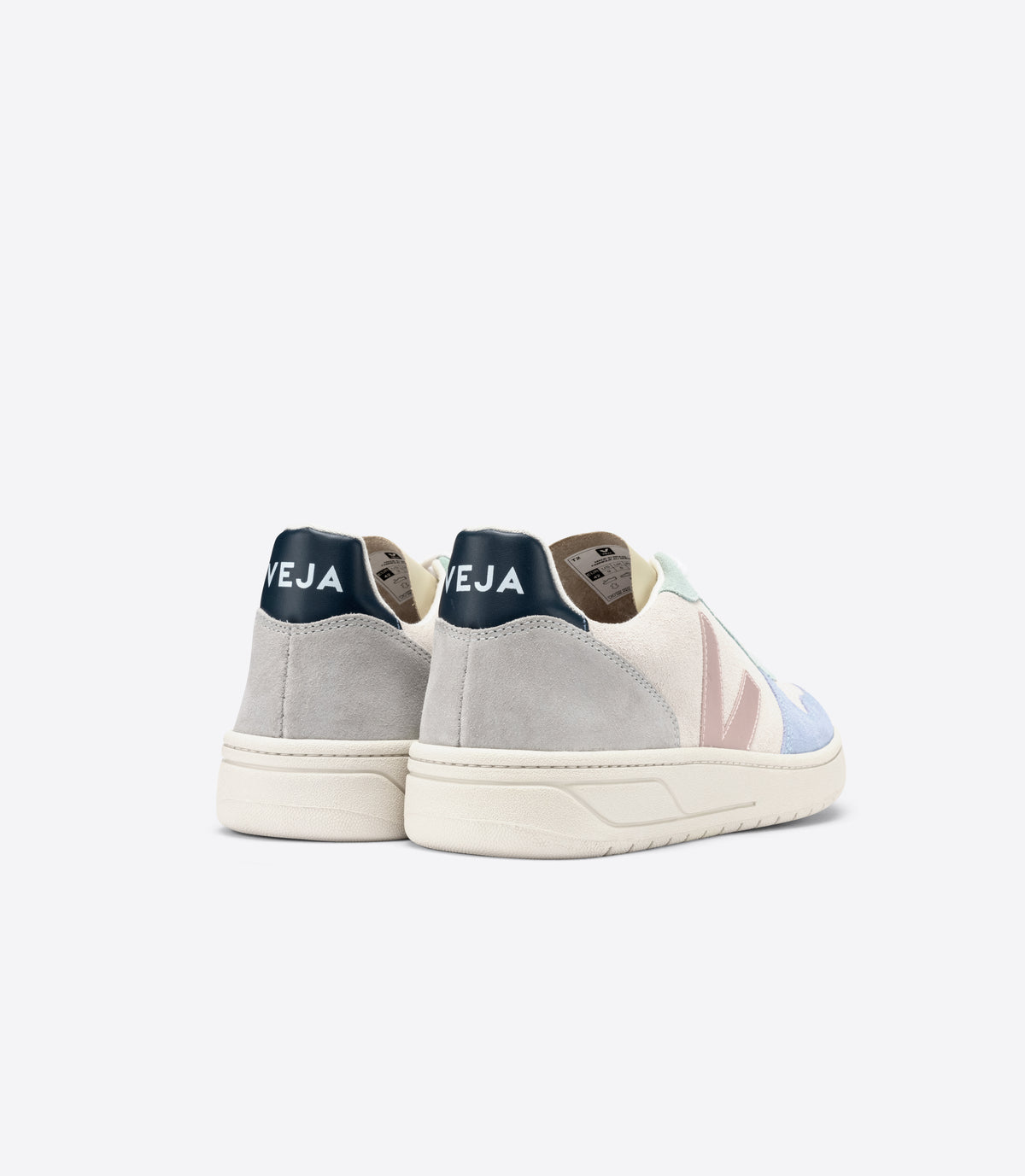 VEJA V-10 Suede in Multi, Natural, Babe