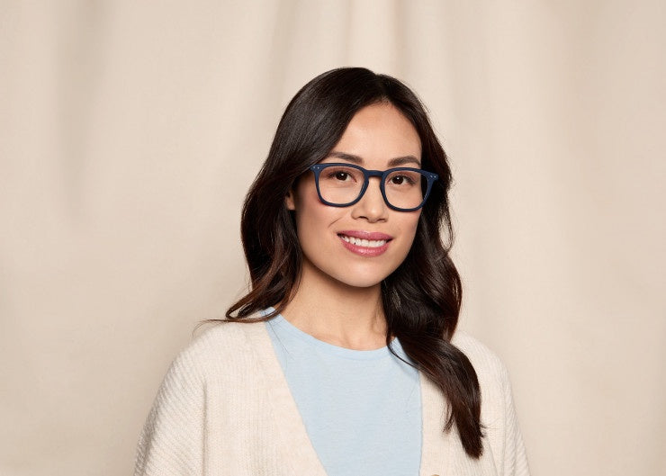 IZIPIZI Reading glasses d in light tortoise Reading Glasses E in Navy Blue