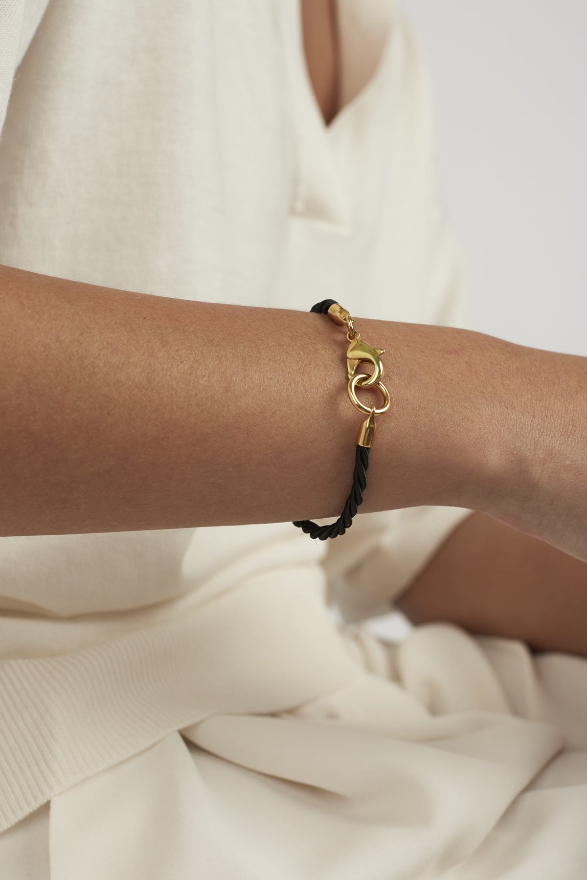 Tilly Sveaas Friendship Bracelet in Black