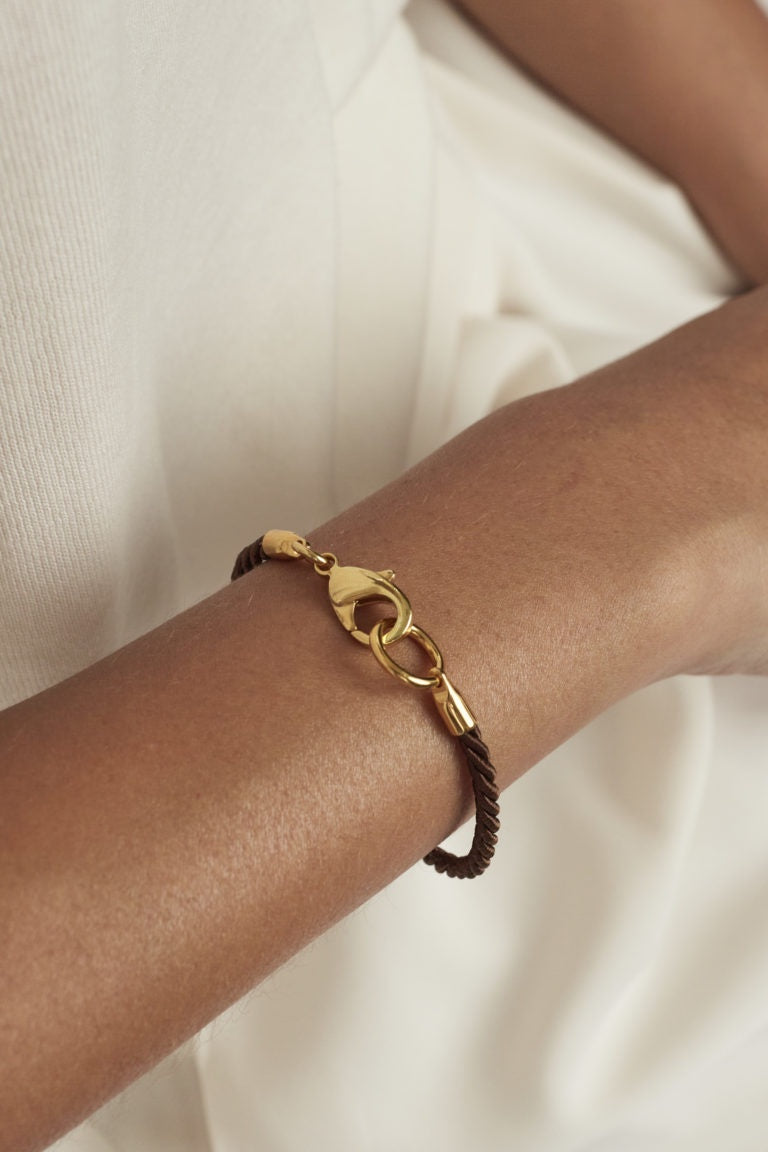 Tilly Sveaas Friendship Bracelet in Mahogany