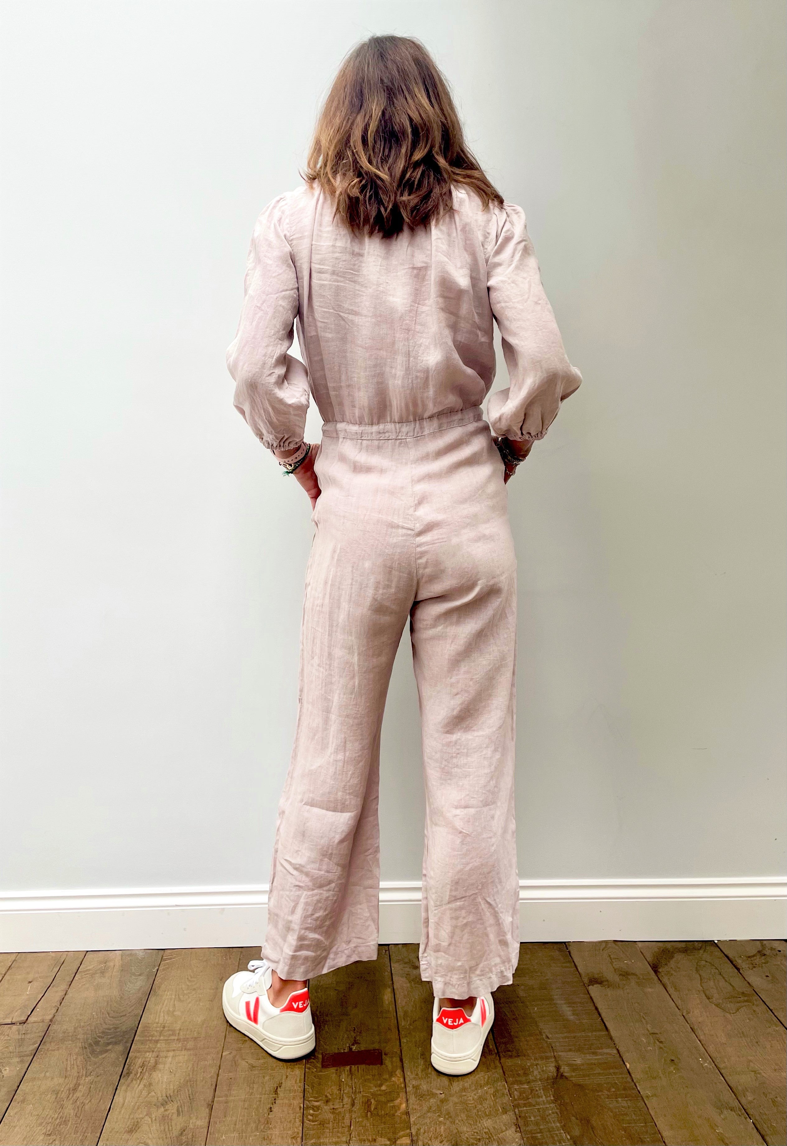 VELVET Dionne Jumpsuit in Cement