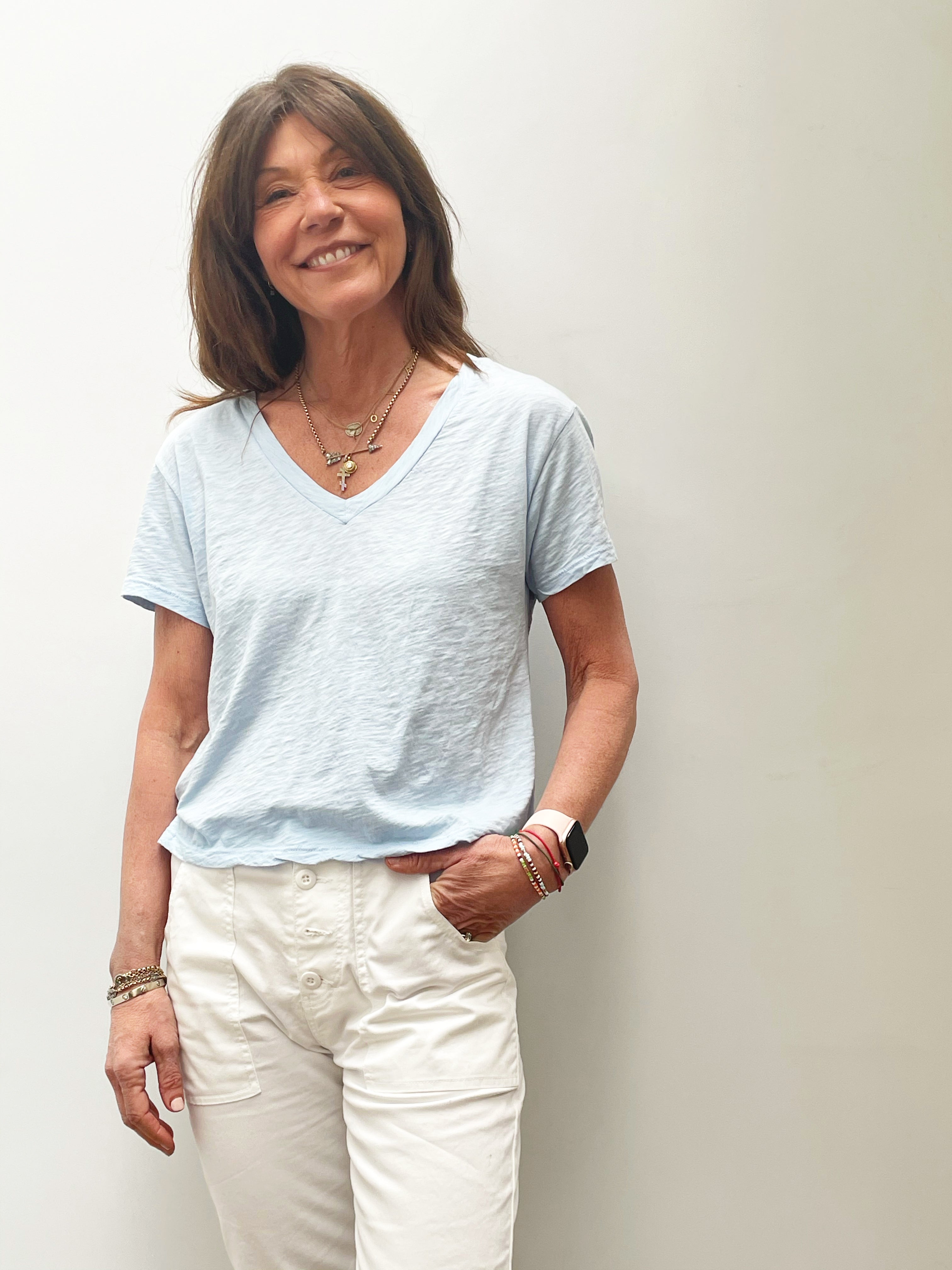 VELVET Elva Top in Ice