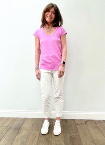 You added <b><u>VELVET Kira Tee in Pink</u></b> to your cart.