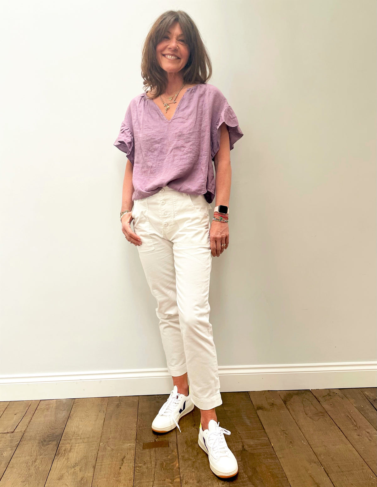 VELVET Colleen Top in Freesia