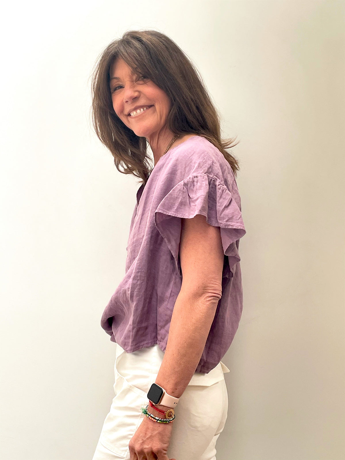 VELVET Colleen Top in Freesia