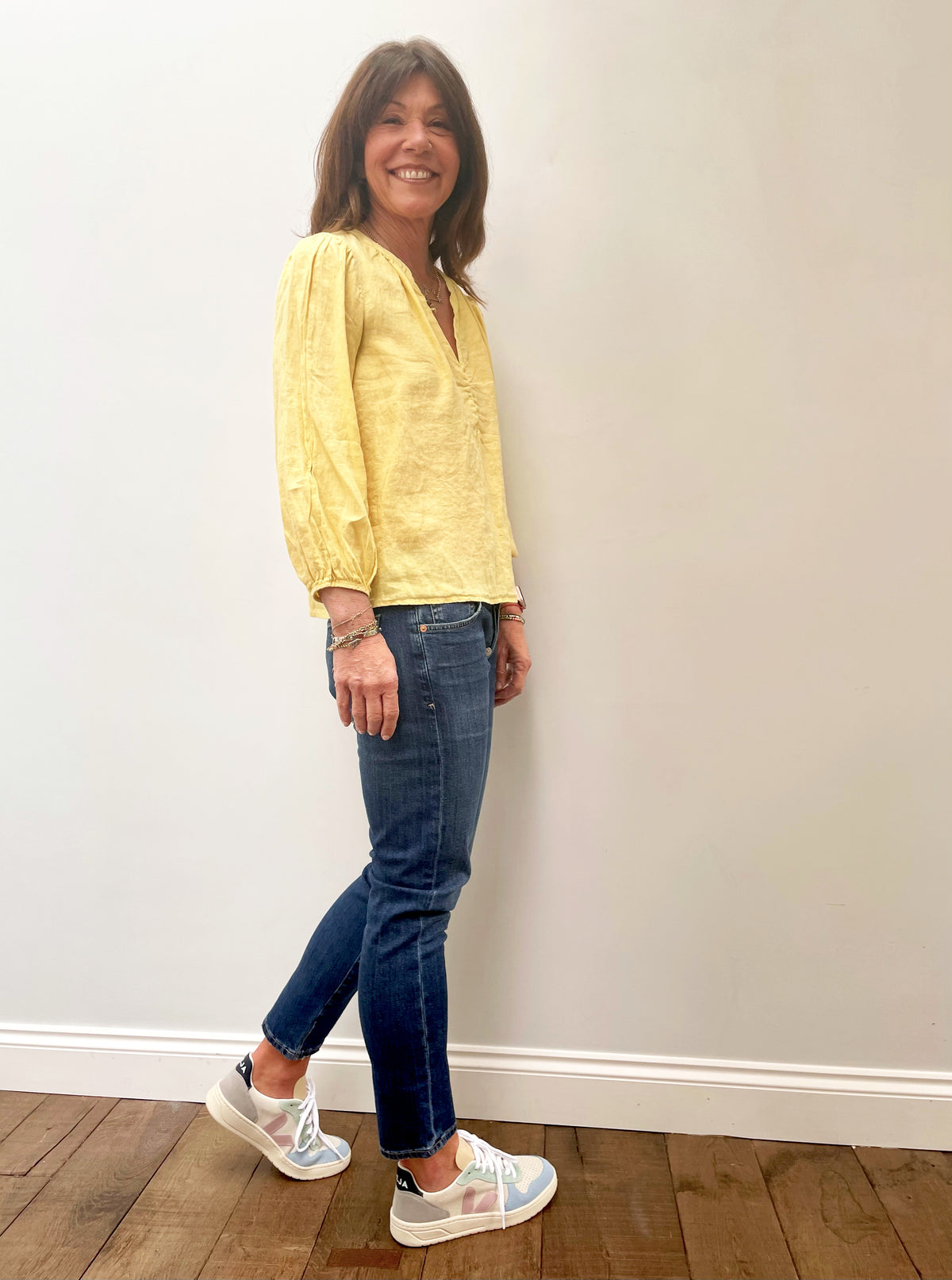 VELVET Ileana Top in Citron