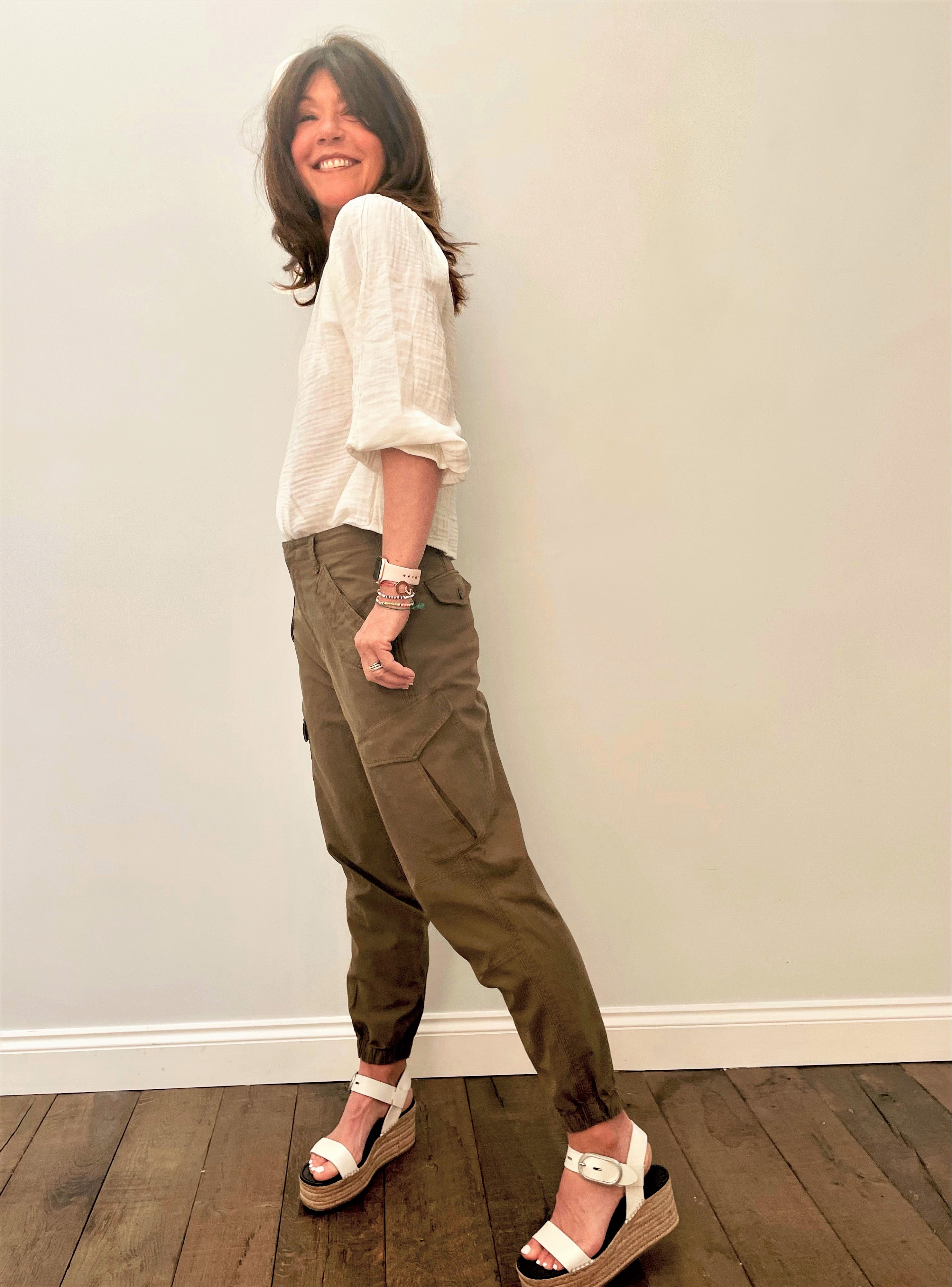 VELVET Antonia Top in Ecru