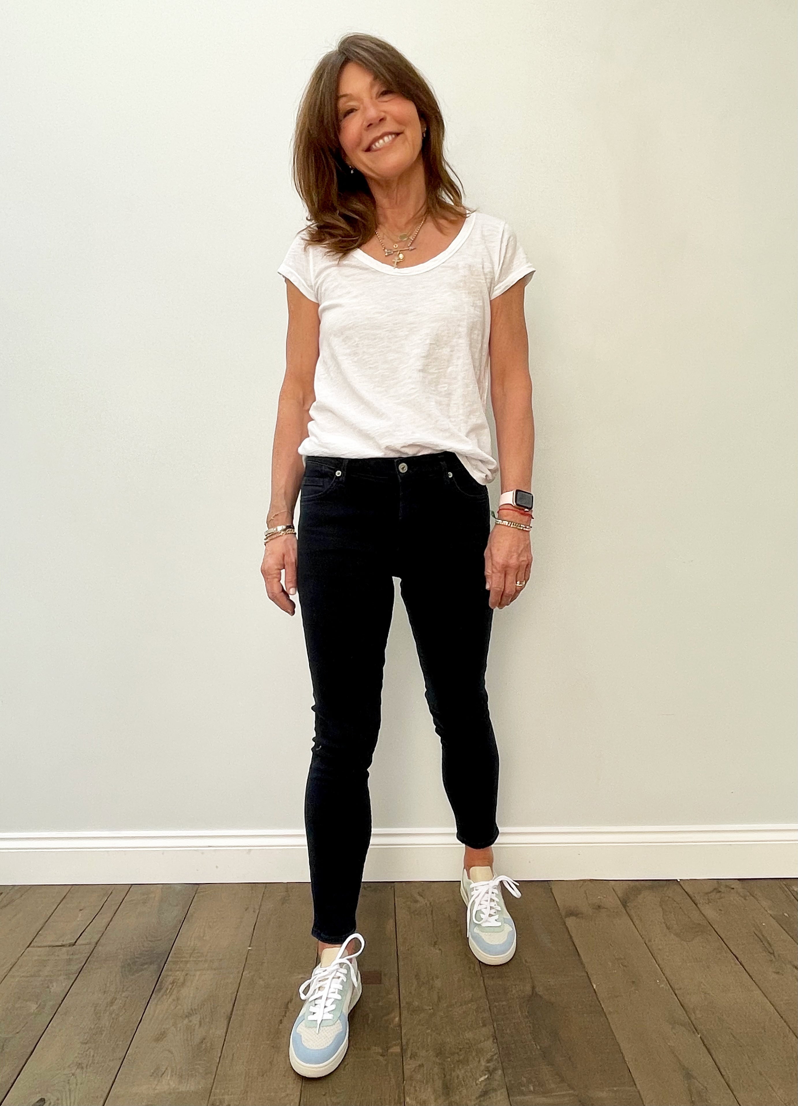 VELVET Kira Tee in White