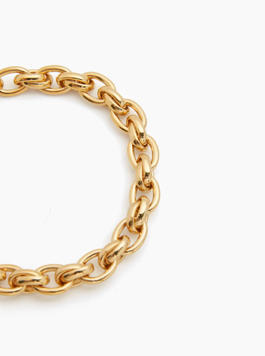 Tilly Sveaas Small Gold Double Linked Bracelet