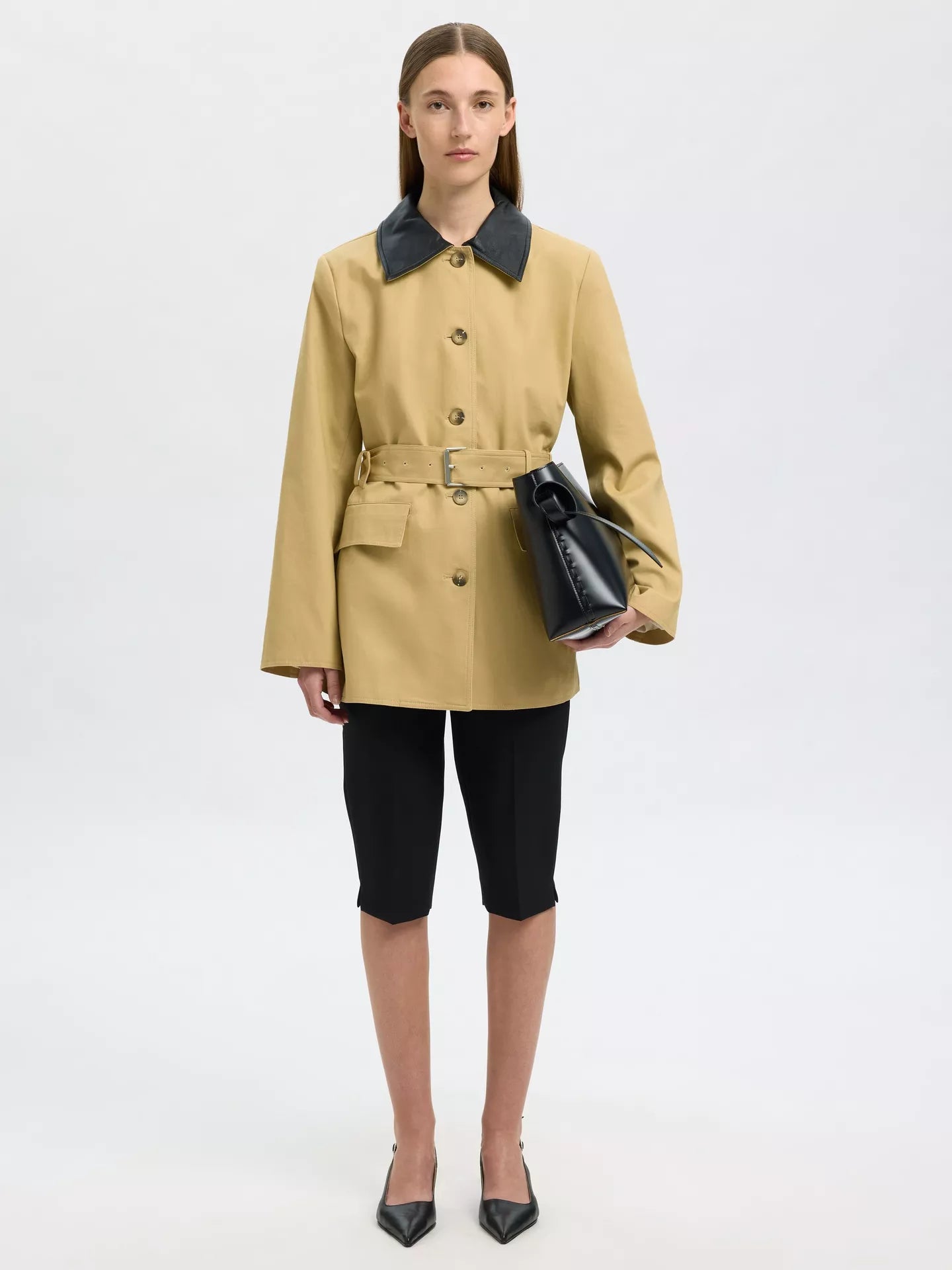 SELECTED Dua Jacket in Travertine