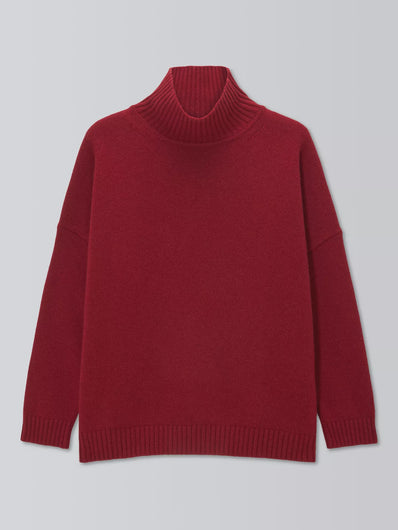 Weekend Max Mara Borgia Knit Roll Neck in Berry